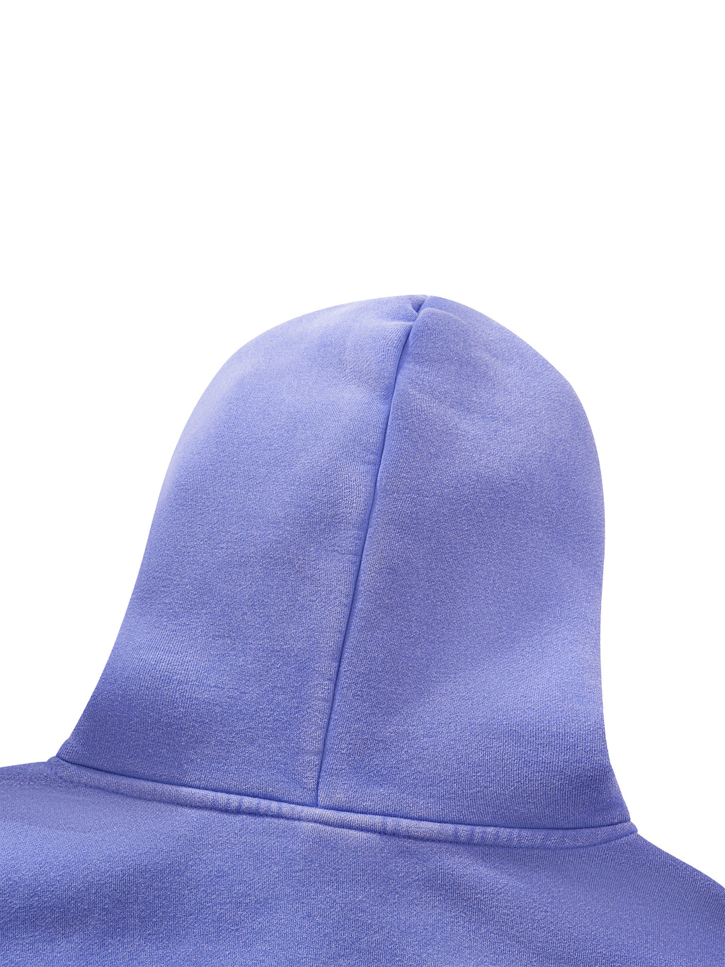 O | vintage wash boxy fleece hoodie | white logo