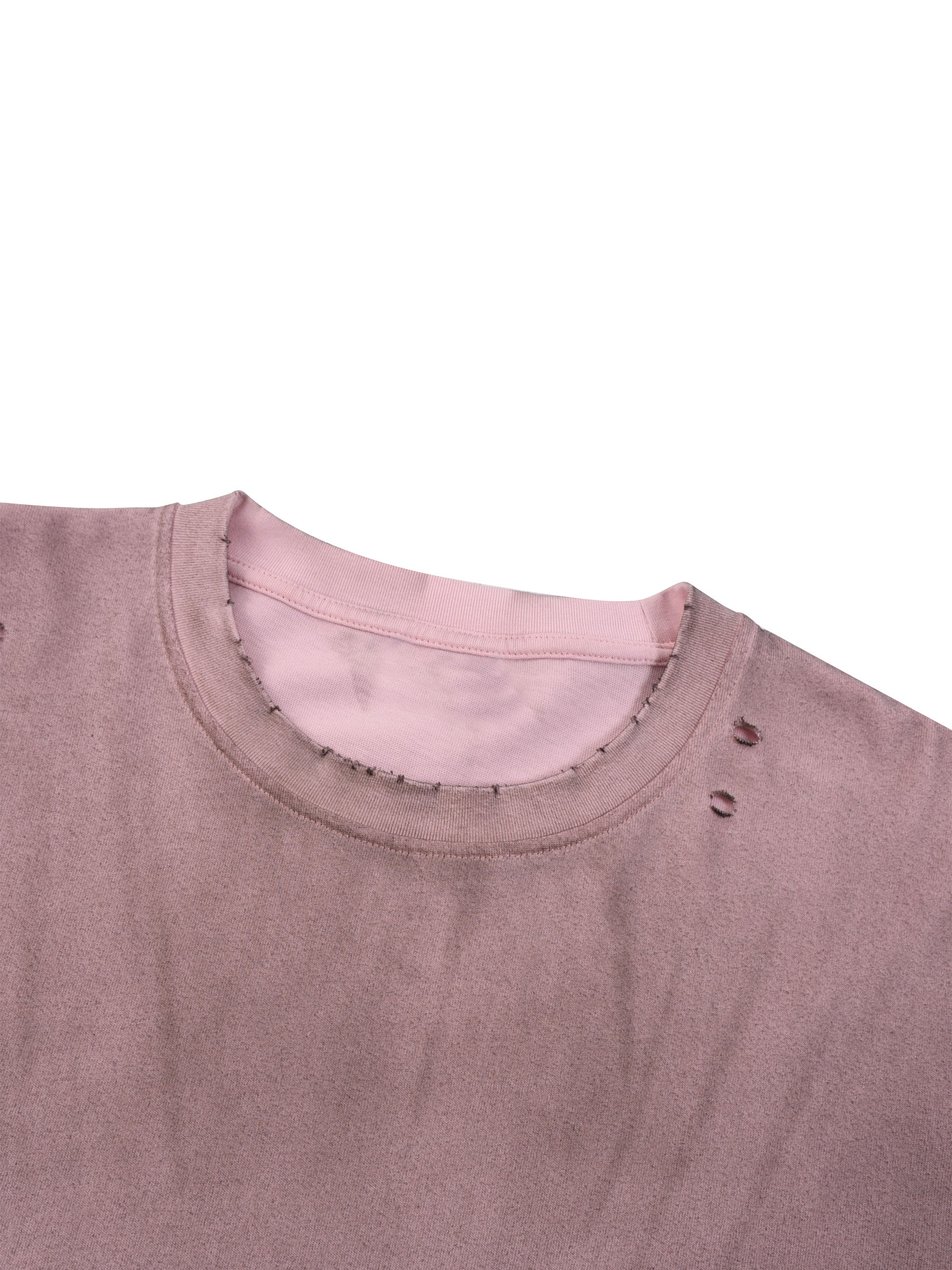 O | vintage wash layered t-shirt