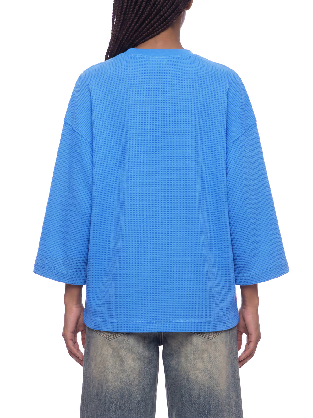 O | U waffle boxy t-shirt