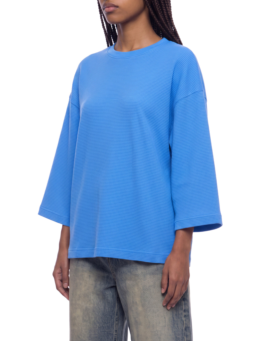O | U waffle boxy t-shirt
