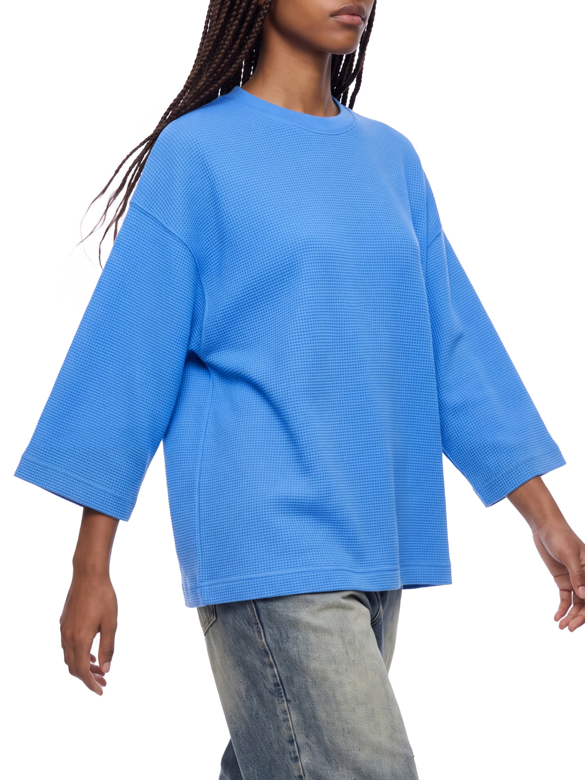 O | U waffle boxy t-shirt