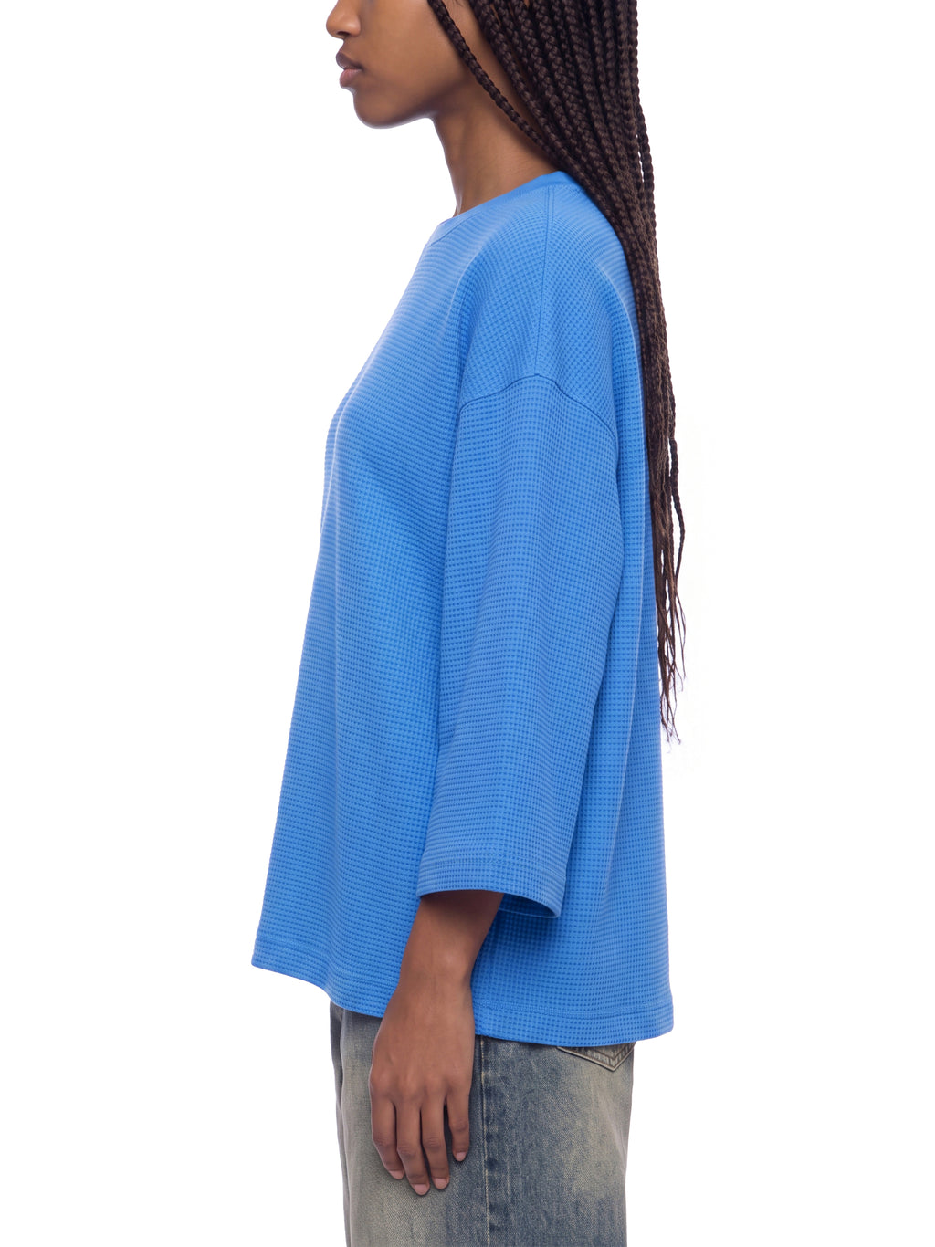 O | U waffle boxy t-shirt