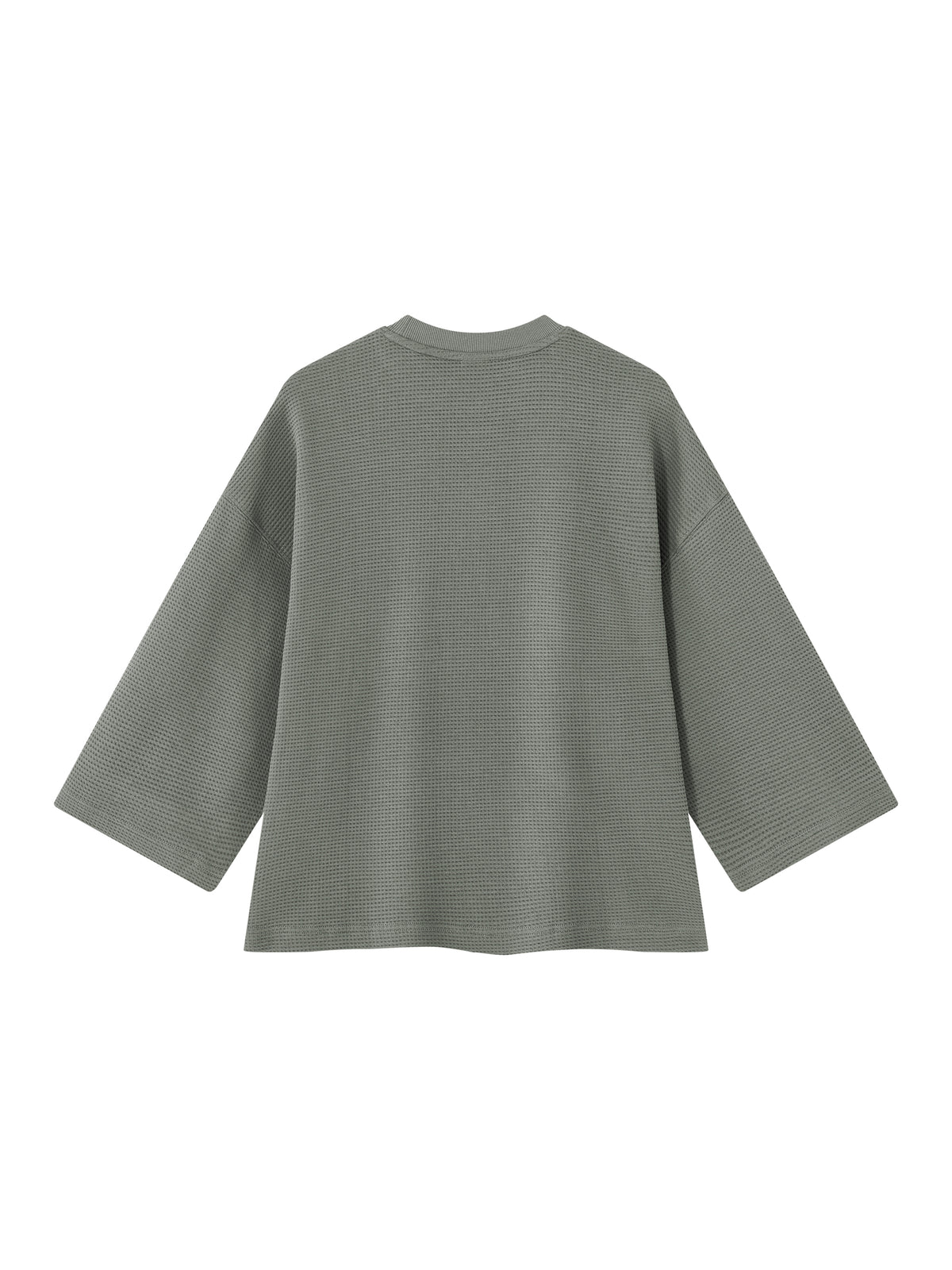 O | U waffle boxy t-shirt