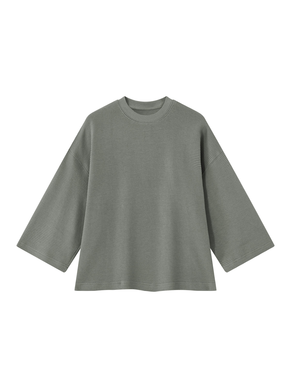 O | U waffle boxy t-shirt