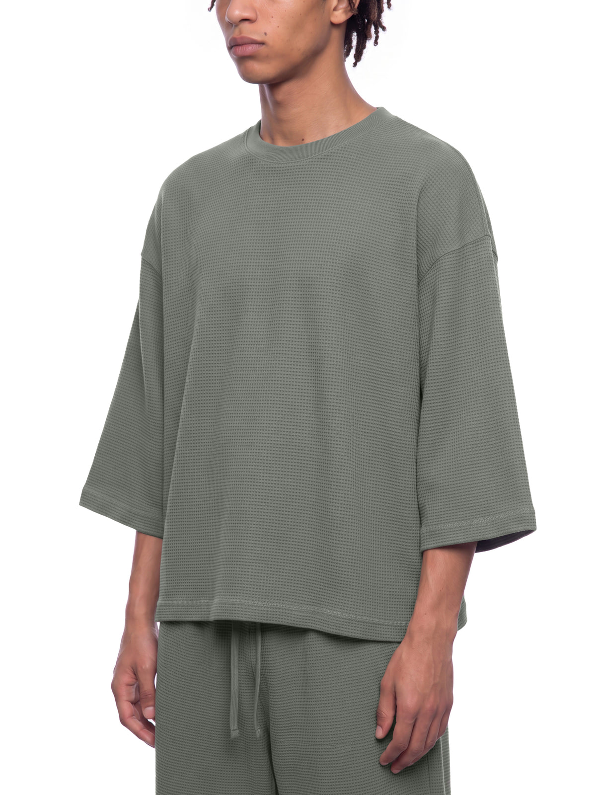 O | waffle boxy t-shirt