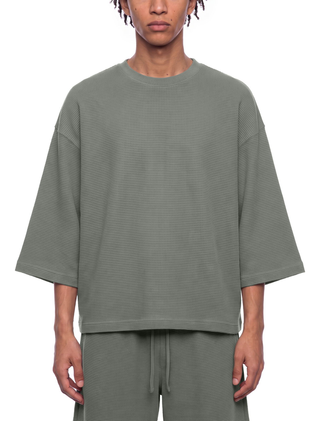 O | waffle boxy t-shirt