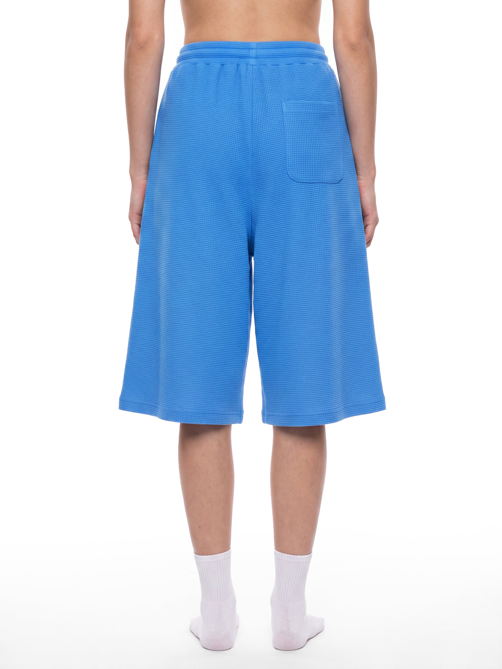 O | U wide-leg waffle shorts
