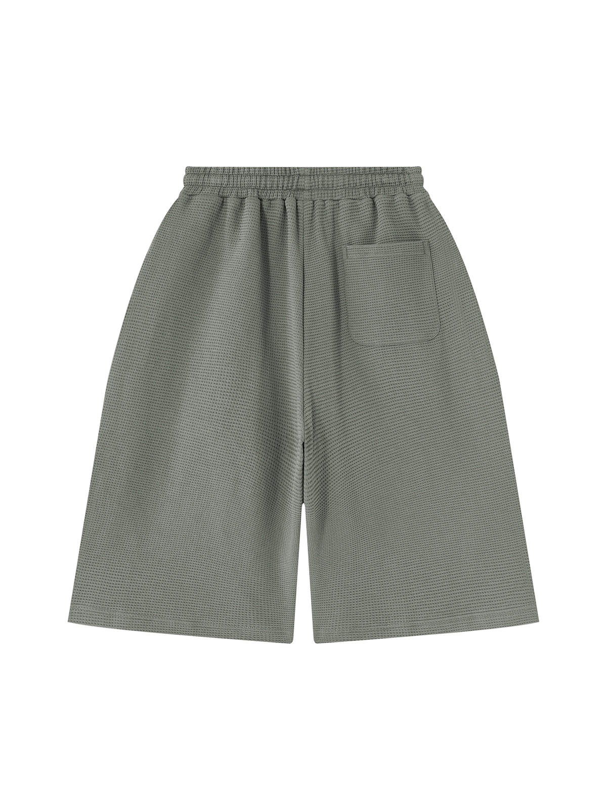 O | U wide-leg waffle shorts