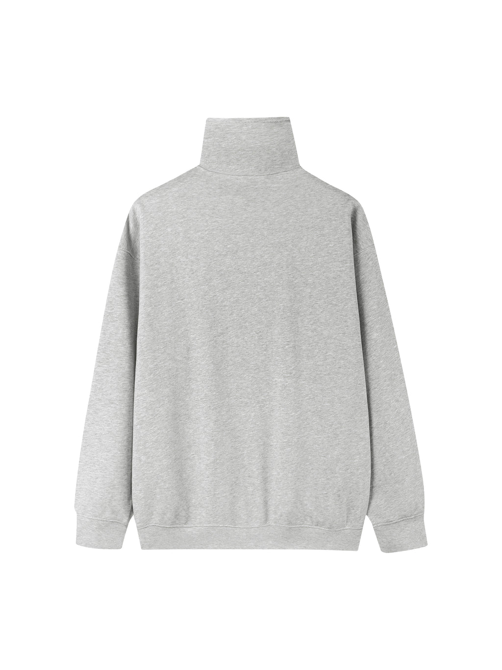 O | quarter-zip drop shoulder sweatshirt