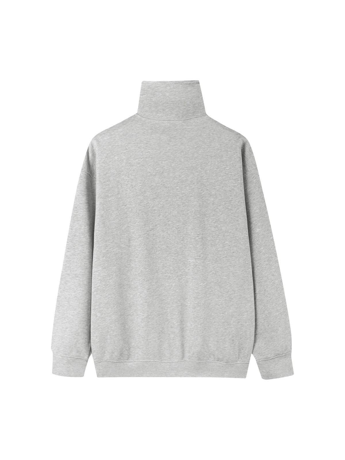 O | quarter-zip drop shoulder sweatshirt
