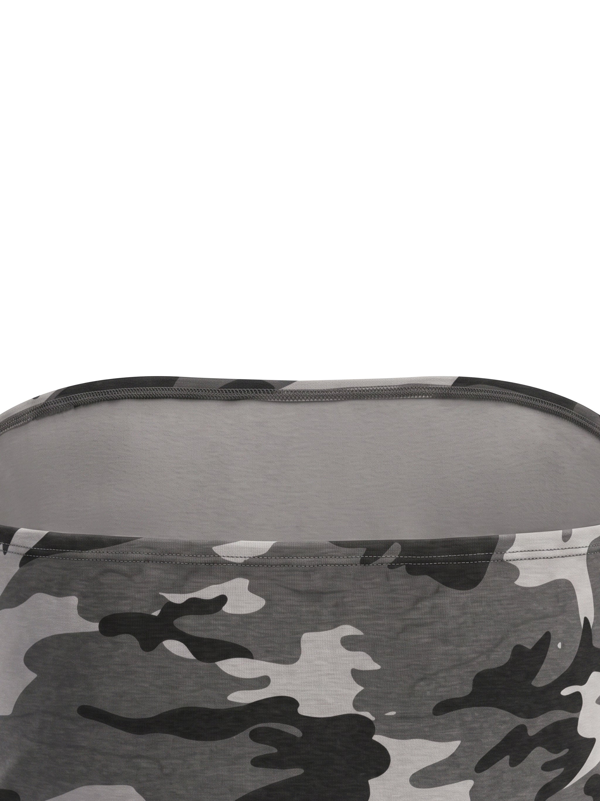 W | camo cropped tube top