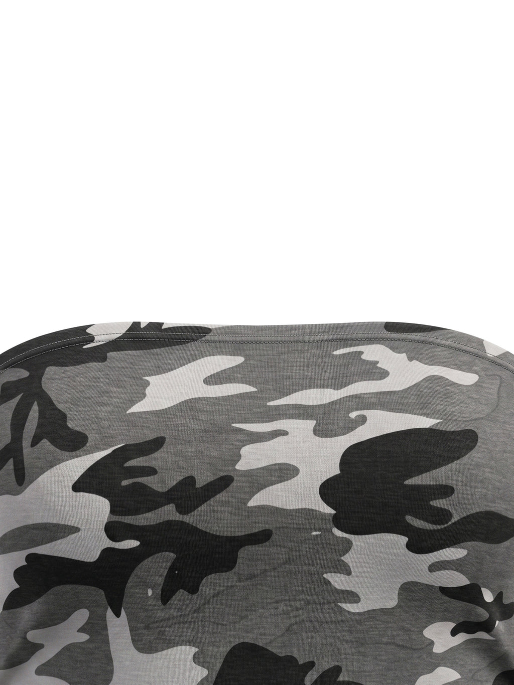 W | camo cropped tube top