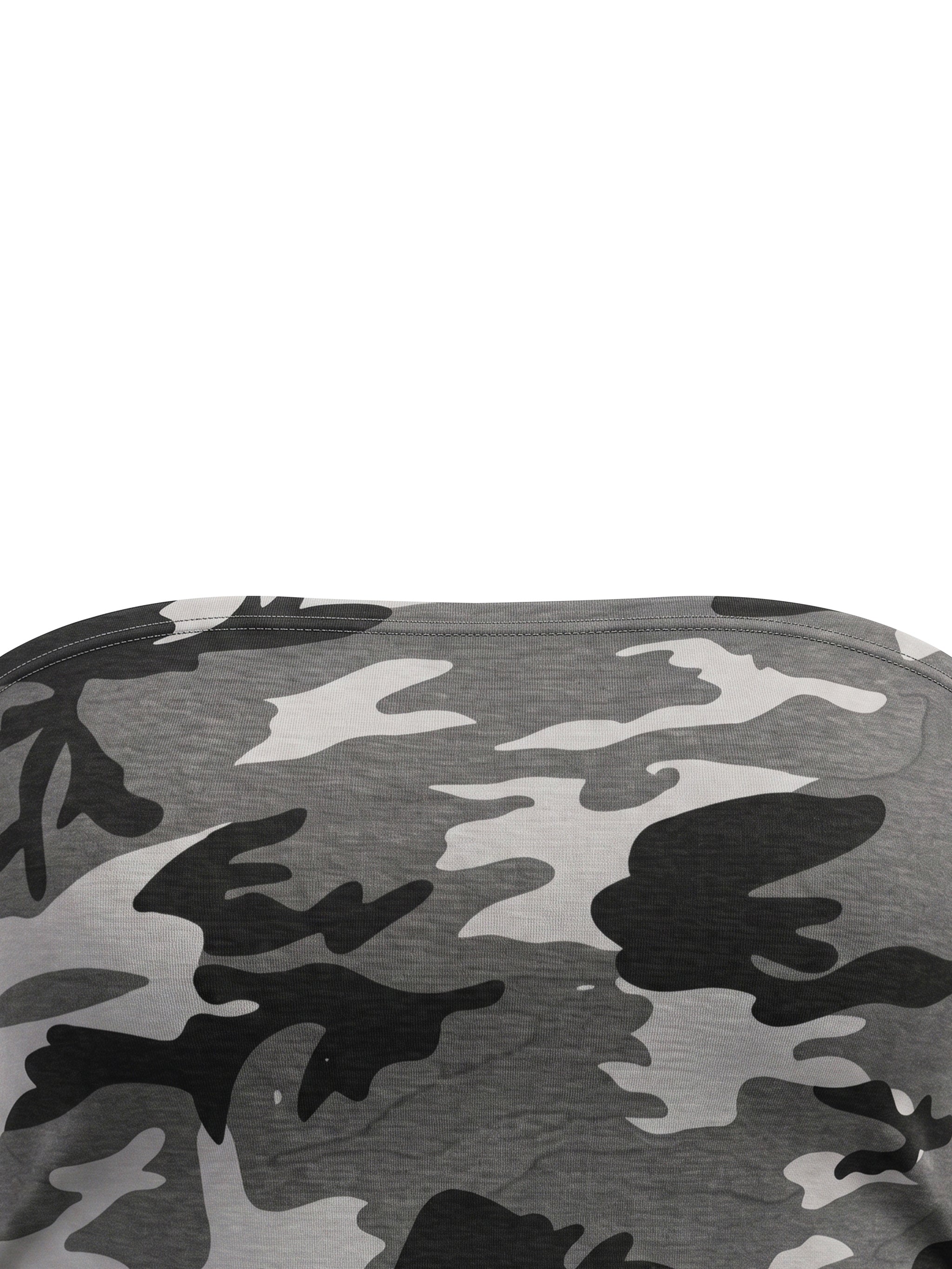 W | camo cropped tube top