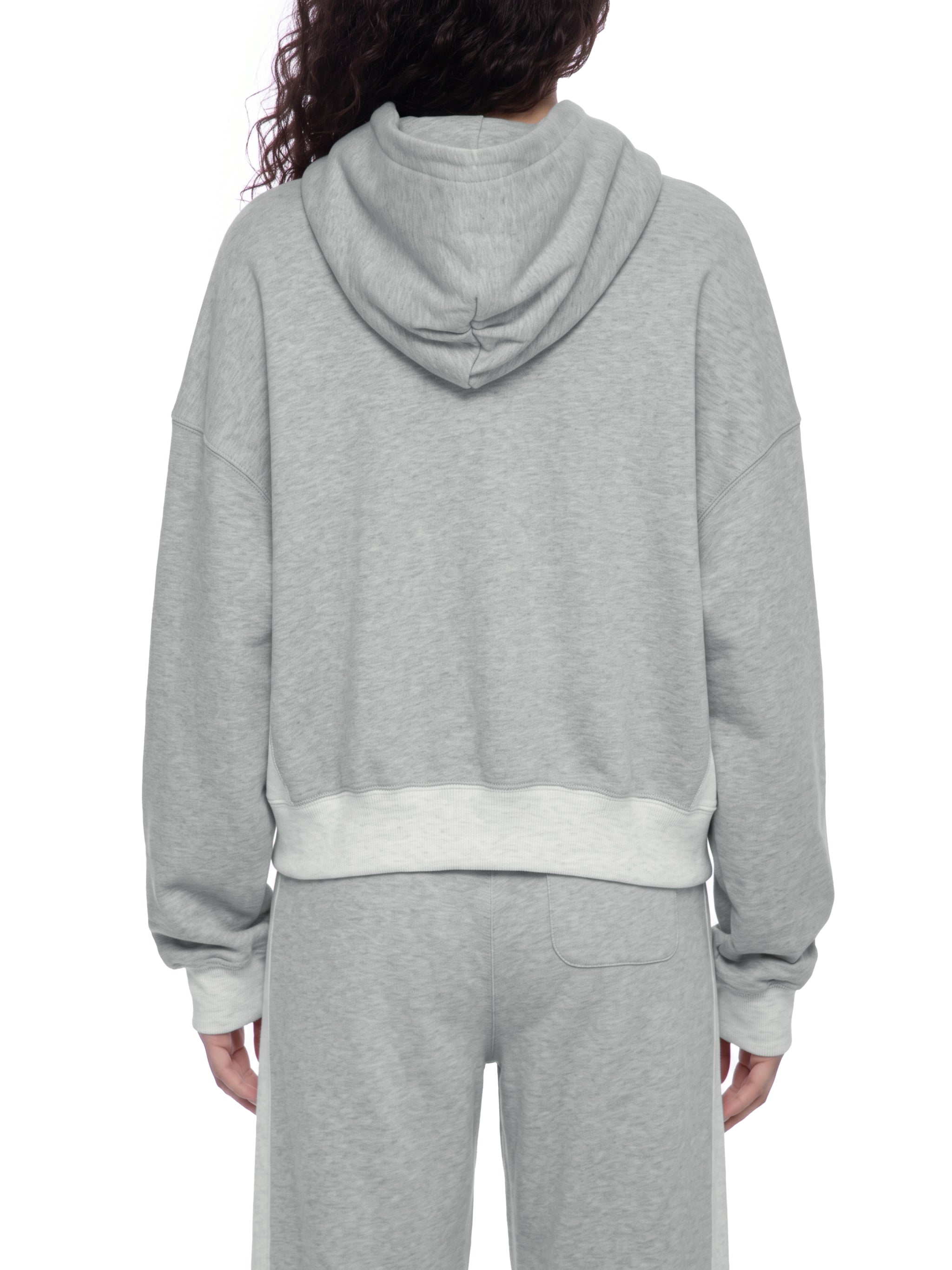 W | colour block hoodie