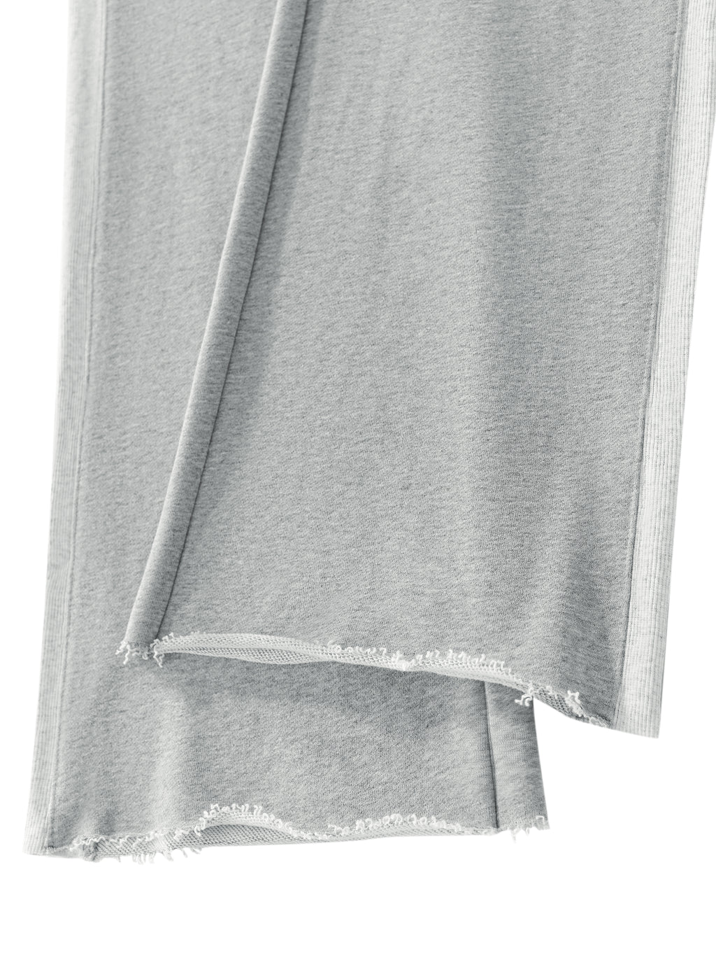 W | colour block raw hem sweatpants