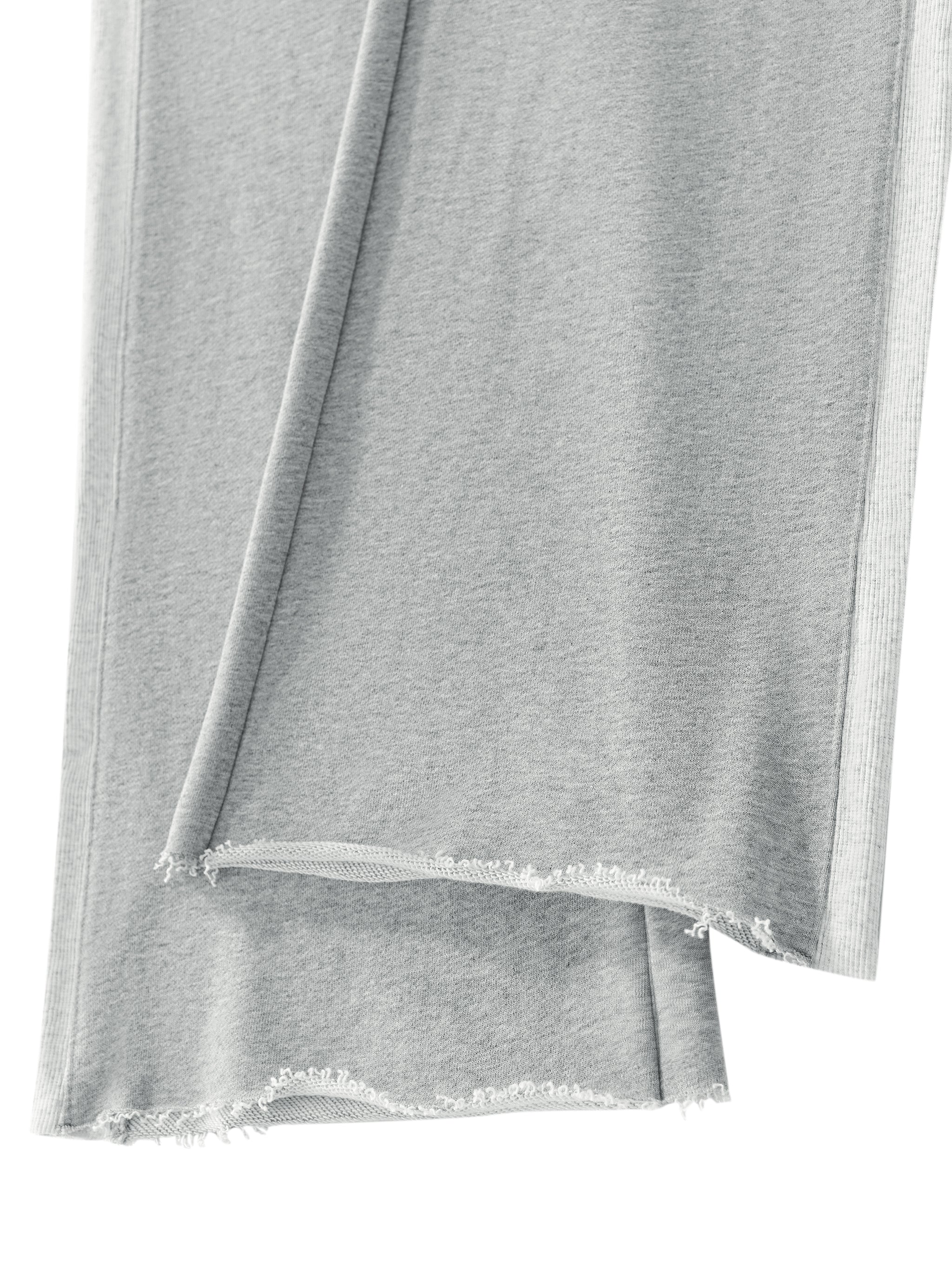 W | colour block raw hem sweatpants