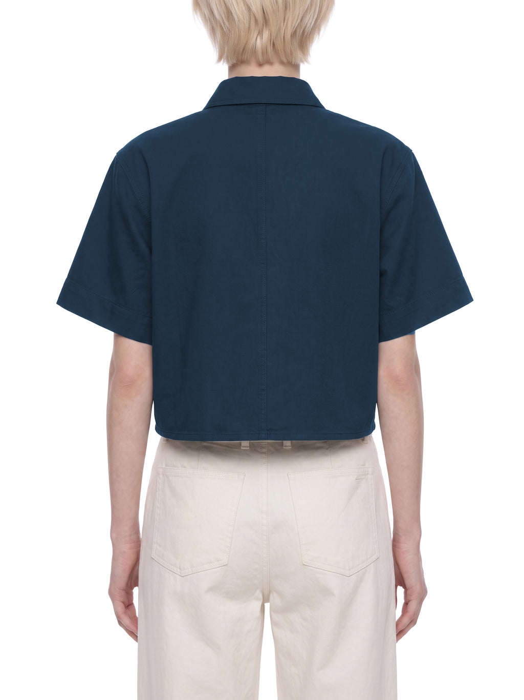 W | crop short sleeve shirt