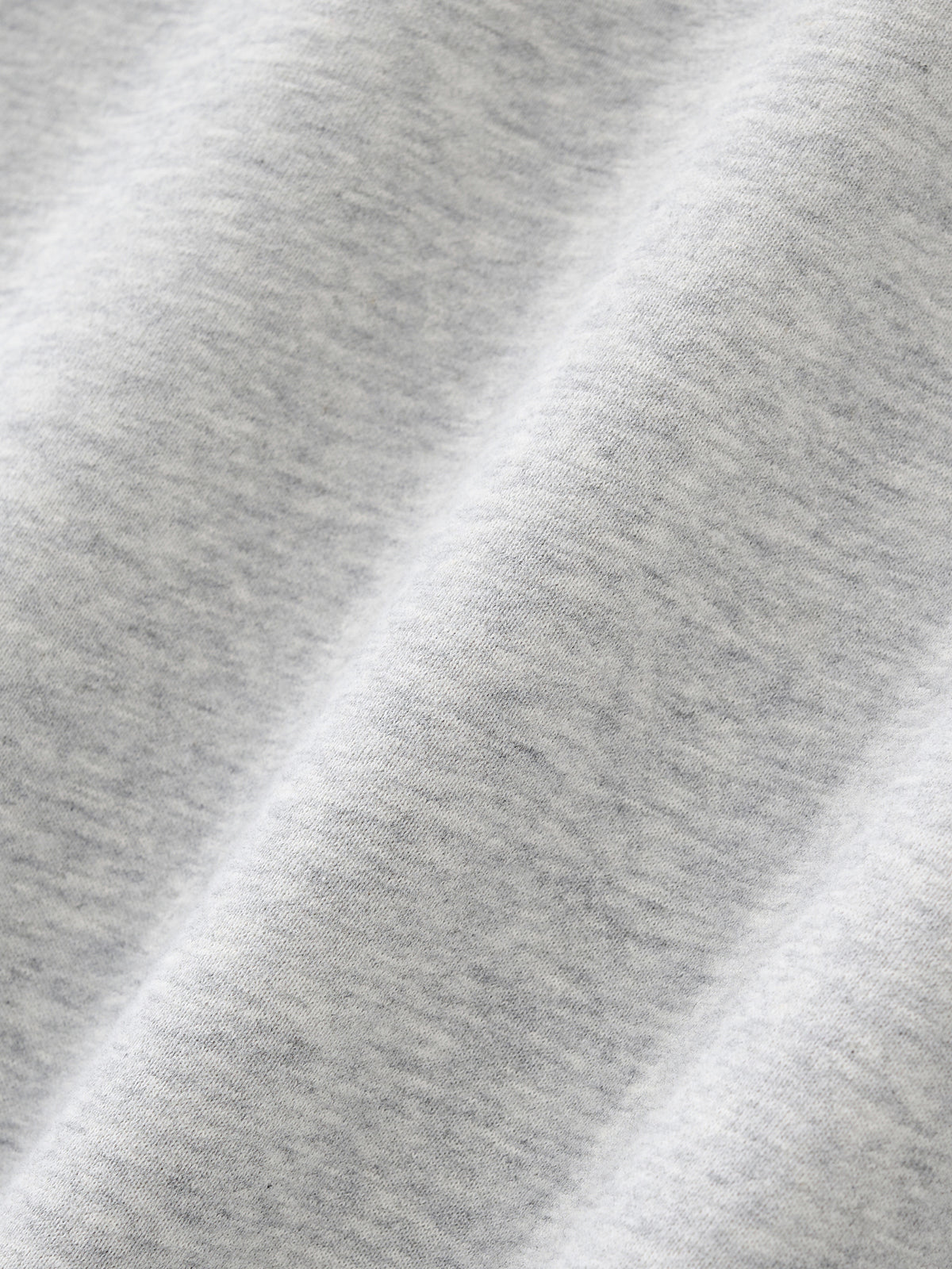 W | essential fleece mock-neck crew sweatshirt