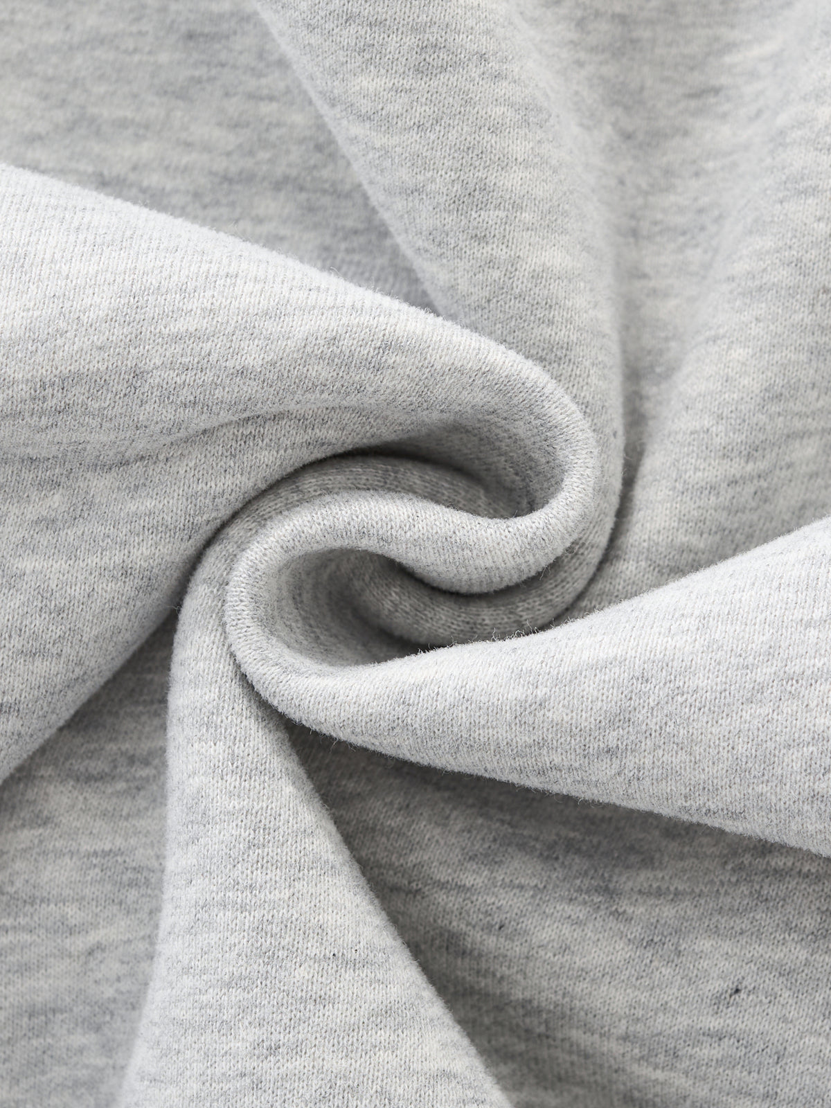 W | essential fleece mock-neck crew sweatshirt