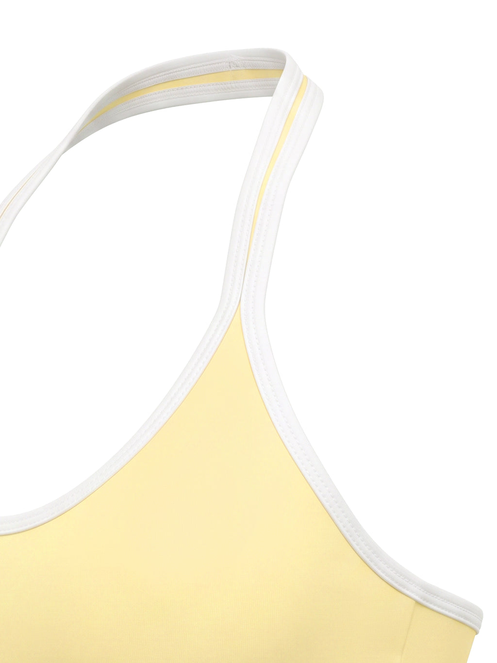 W | halter colour block yoga sports bra