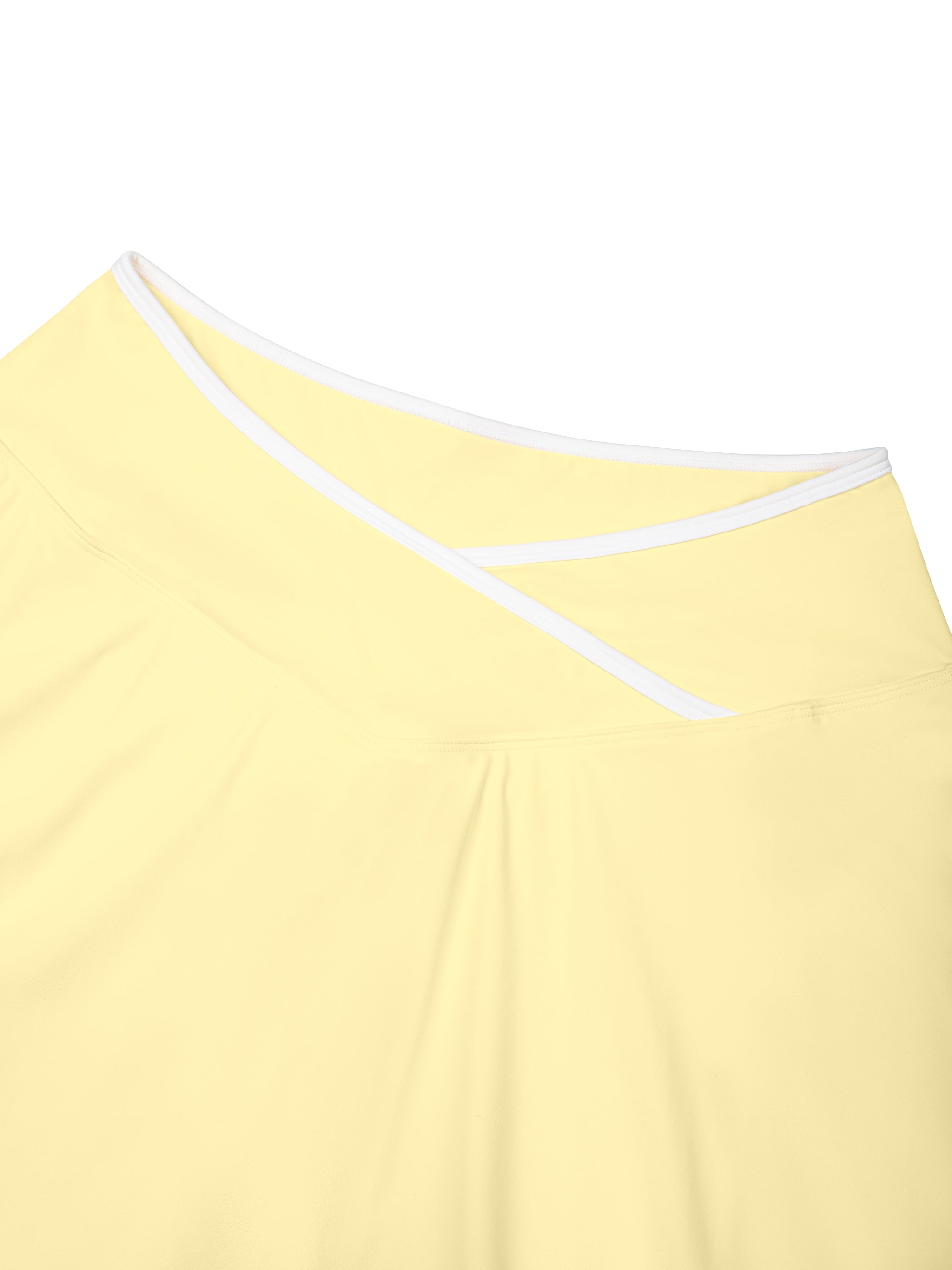 W | colour block a-line skirt