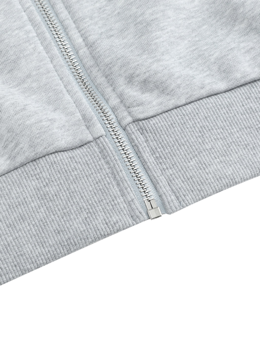 W | off-shoulder full-zip sweatshirt