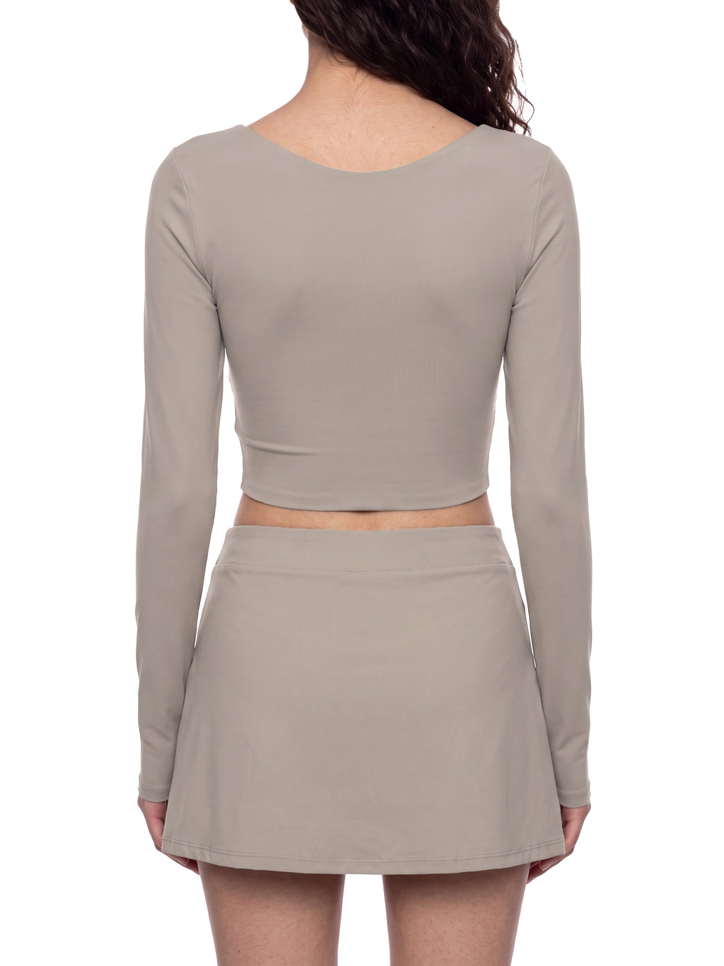 W | panelled yoga long sleeve