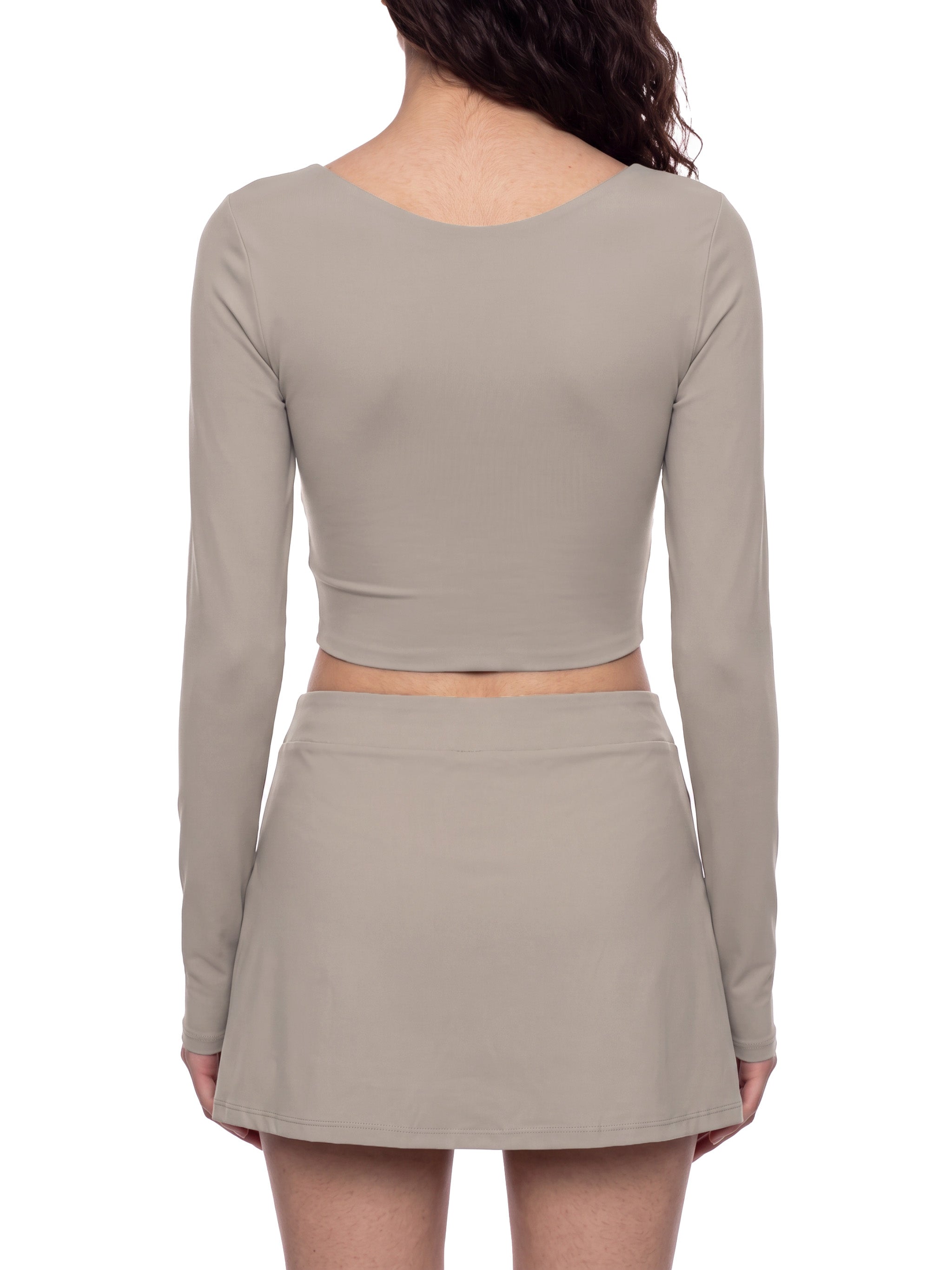 W | panelled yoga long sleeve