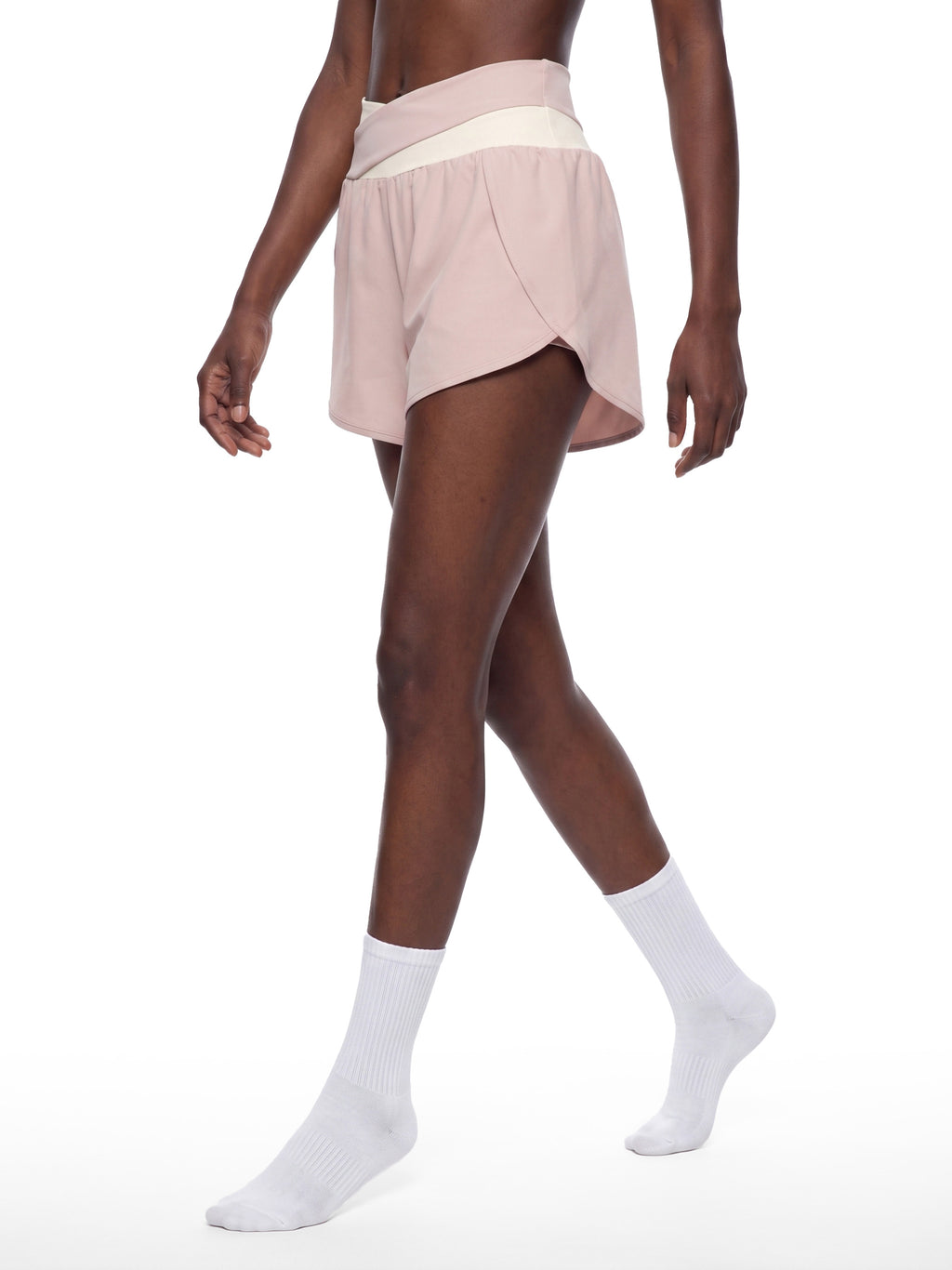 W | panelled yoga shorts