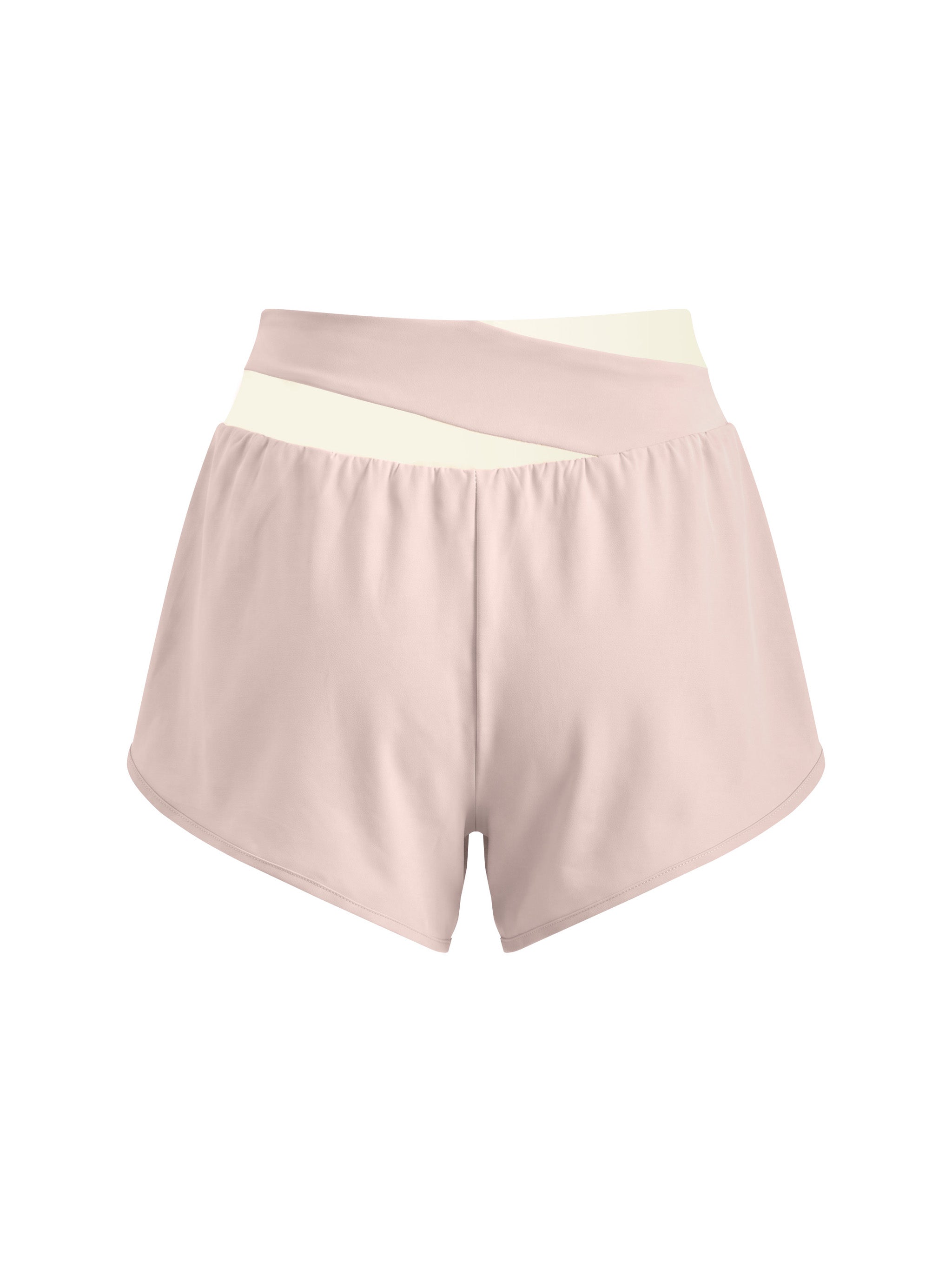 W | panelled yoga shorts