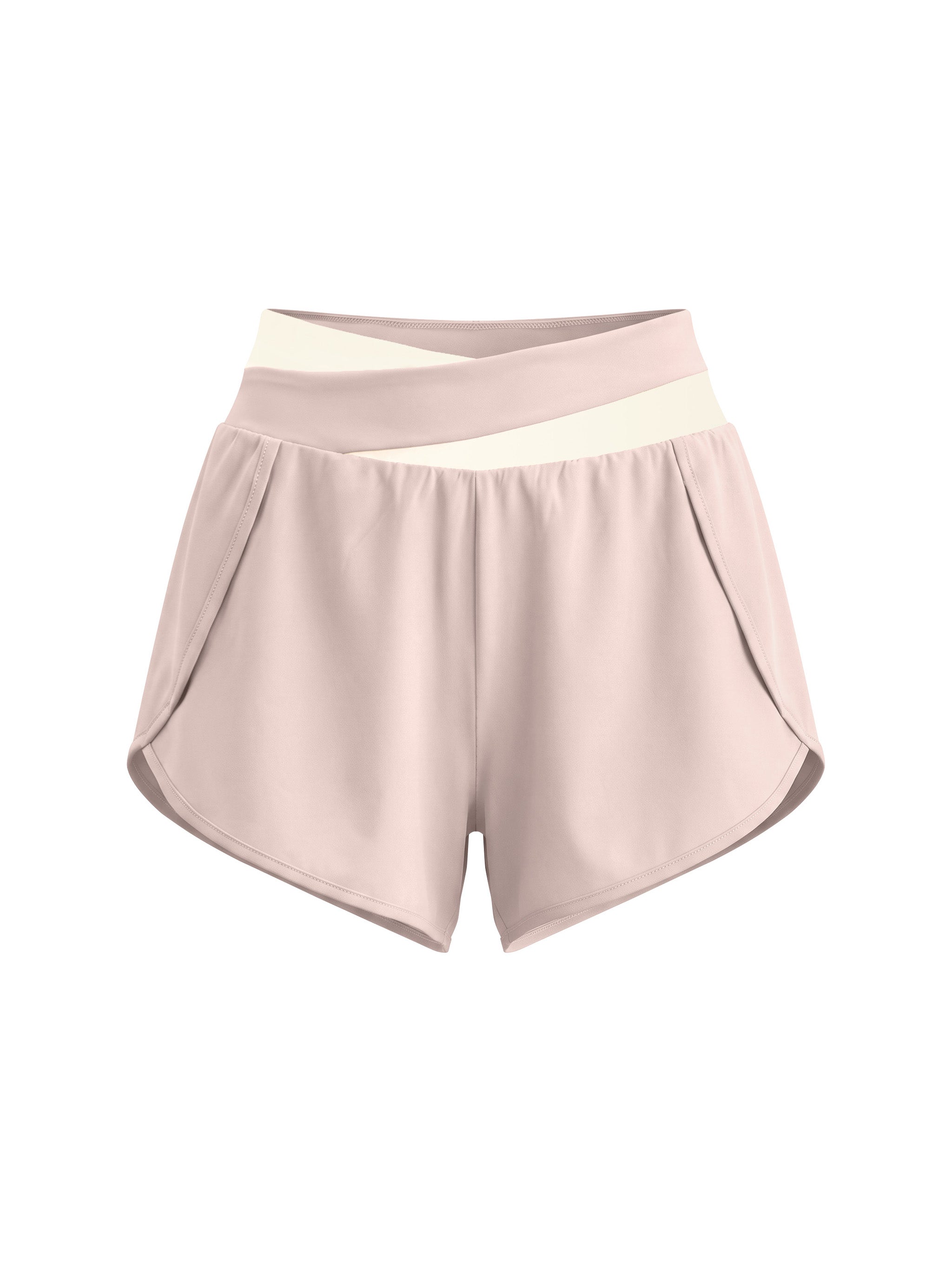W | panelled yoga shorts
