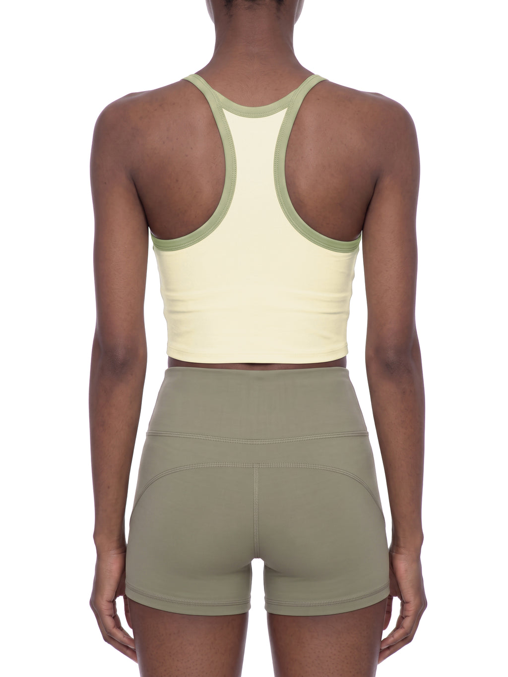 W | piping yoga tank top