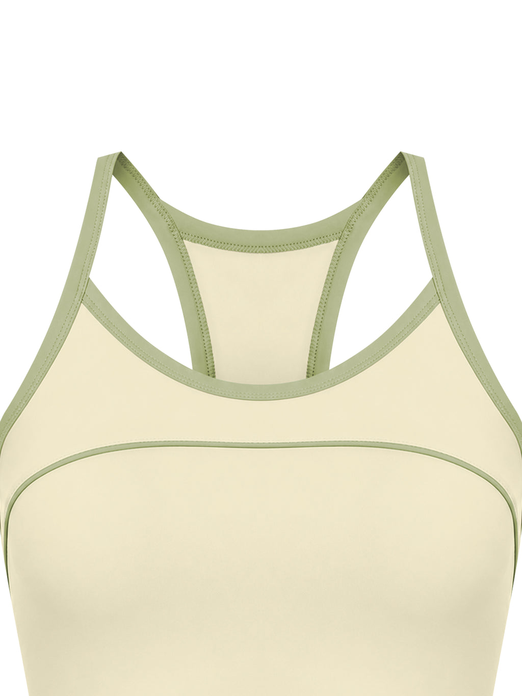 W | piping yoga tank top