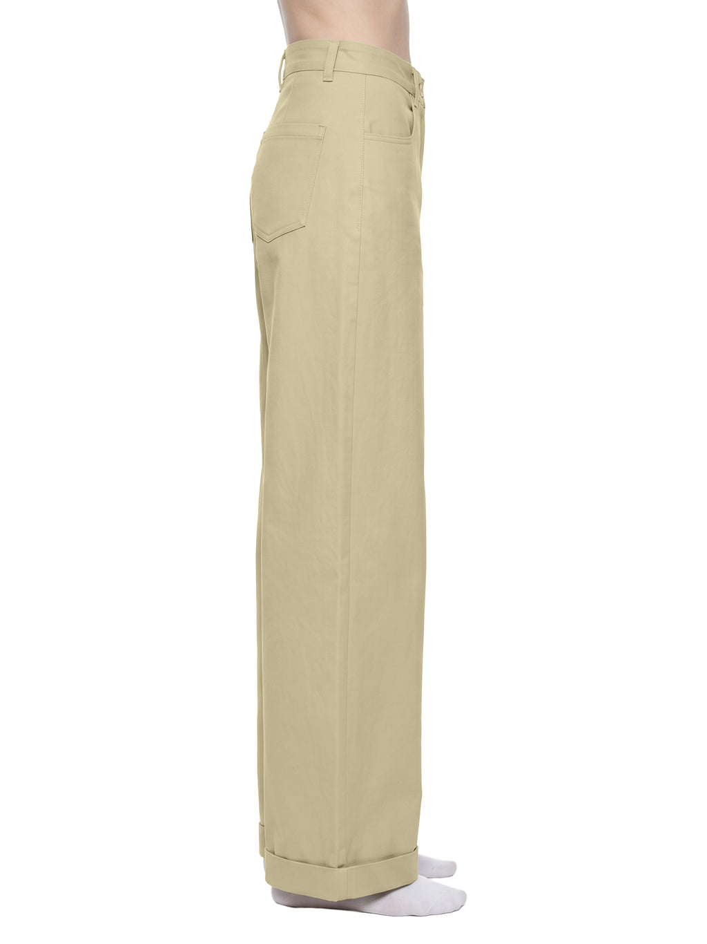 W | tencel wide leg pants