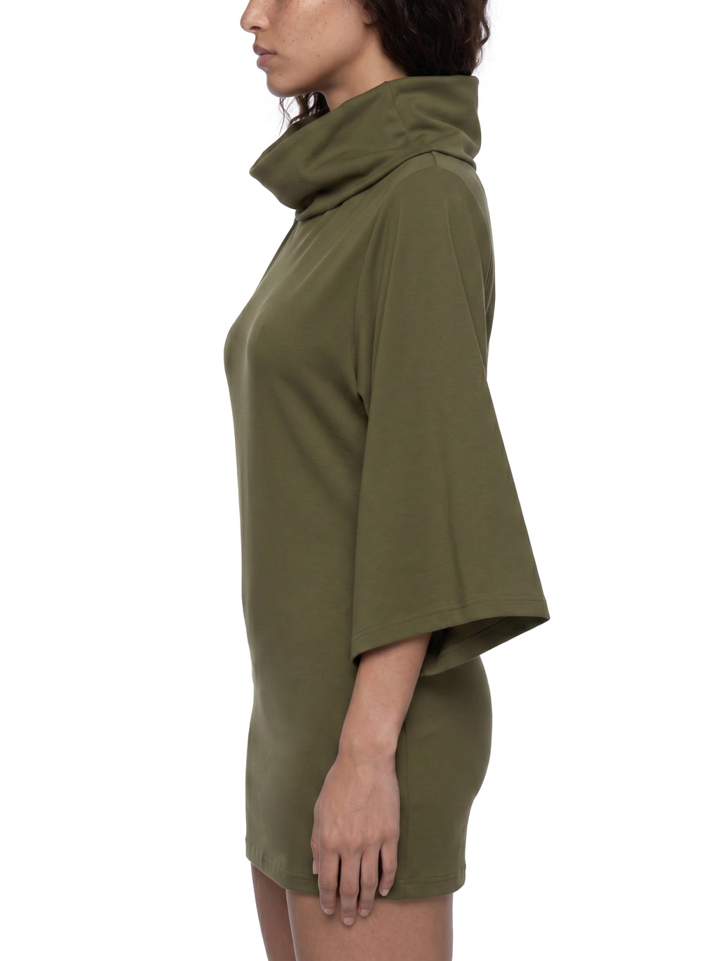 W | turtleneck batwing t-shirt