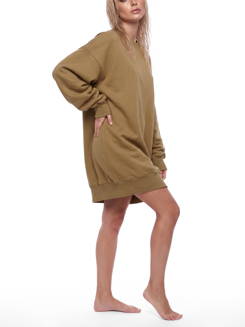 W | vintage wash sweatshirt dress