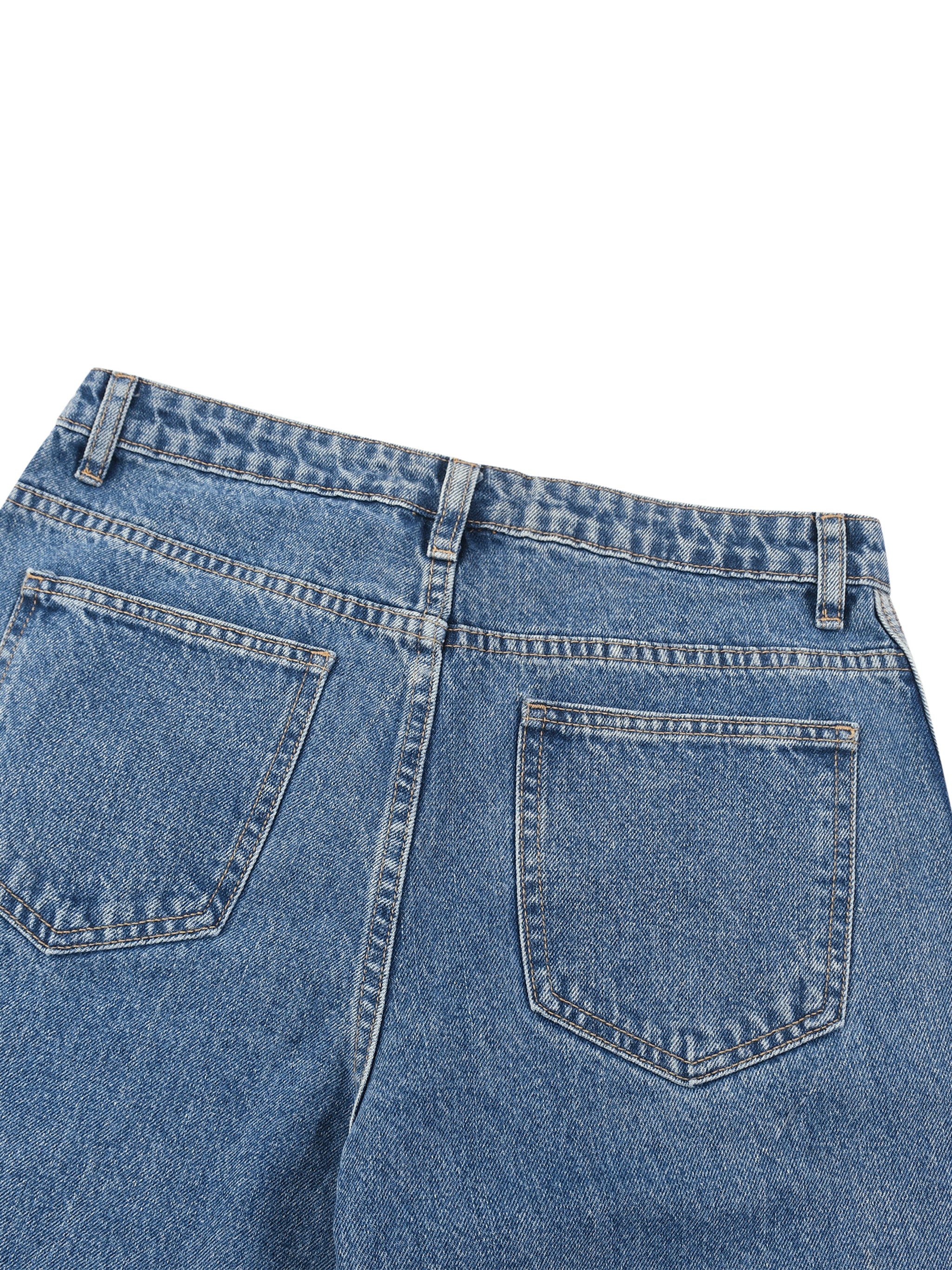 W | wide leg denim jeans