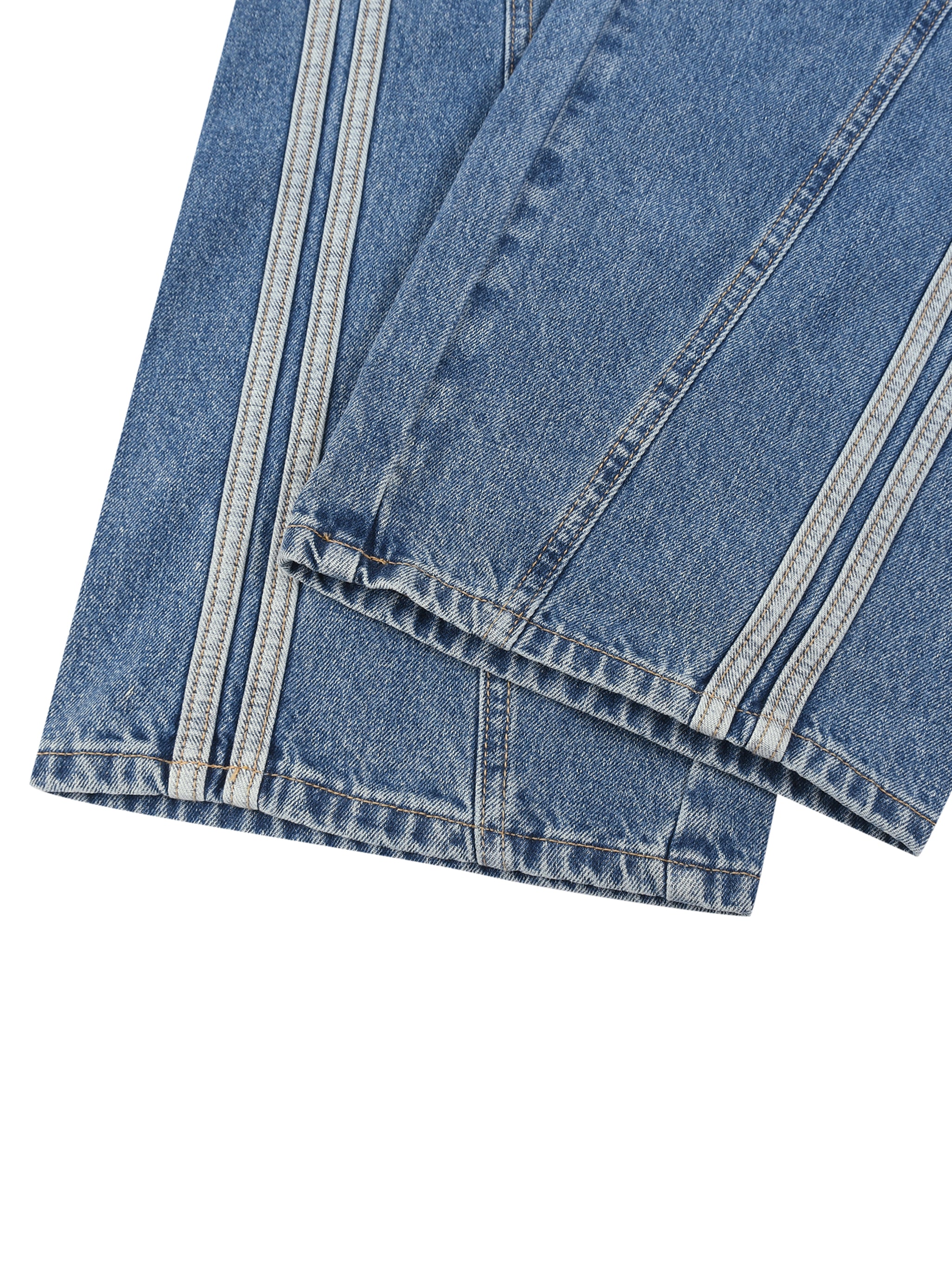 W | wide leg denim jeans