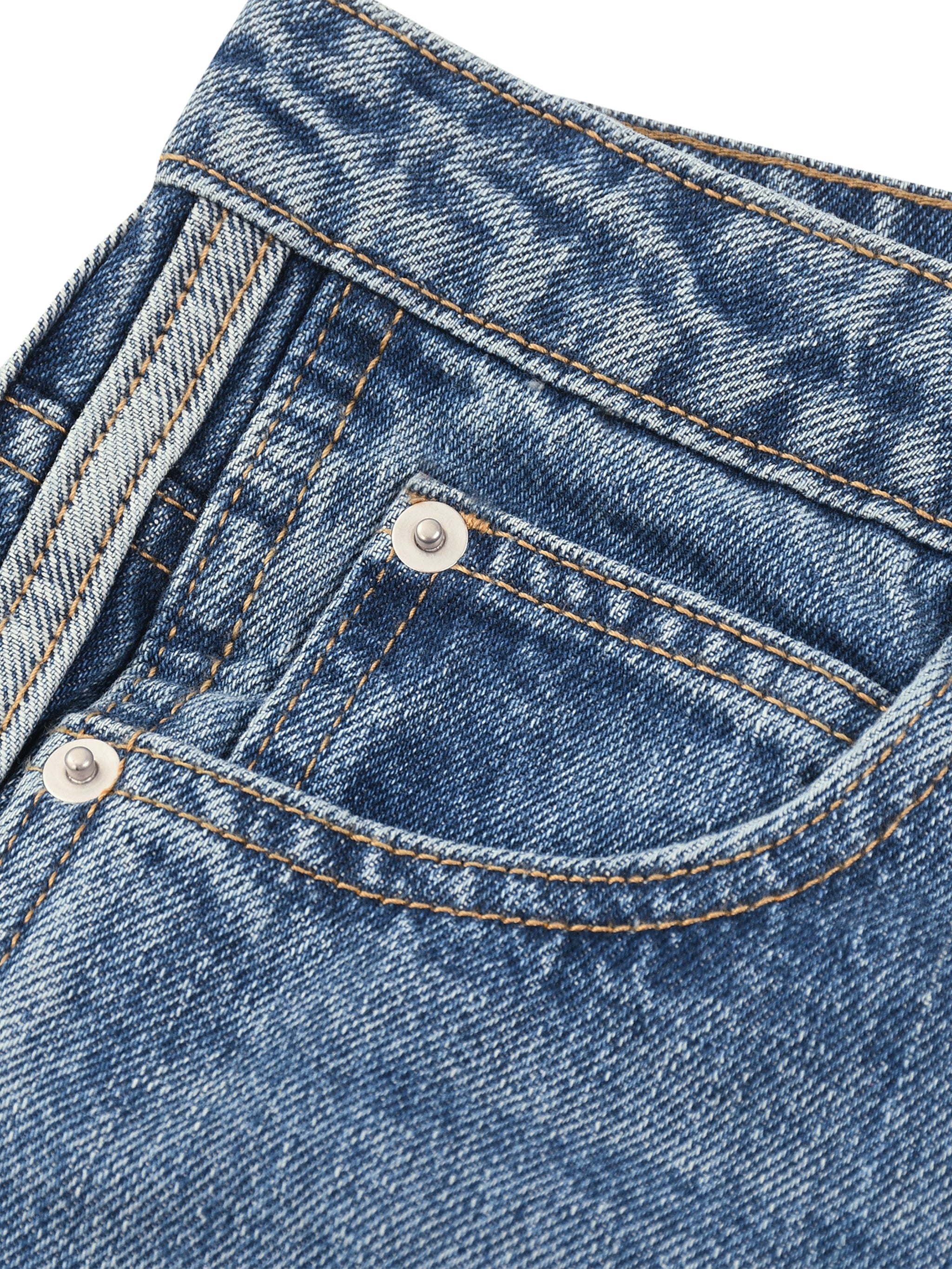 W | wide leg denim jeans