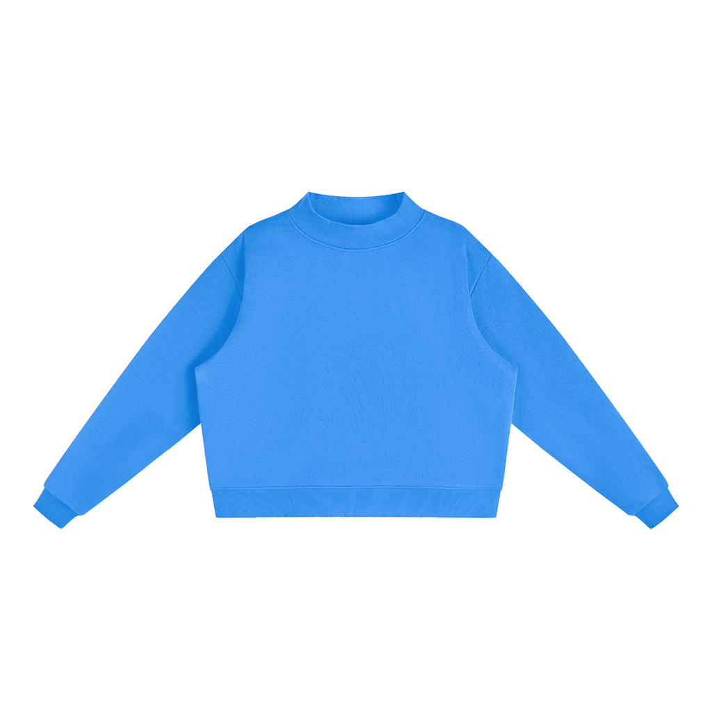 all,arcaprl,womens,womans,women,woman,W,essential,fleece,mock,neck,crew,sweatshirt,upper,body,upperbody