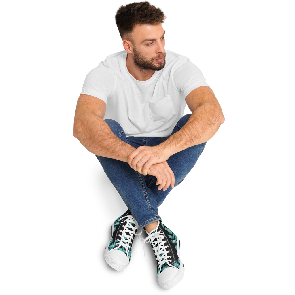 SNEAK | high top | graffiti checkmark