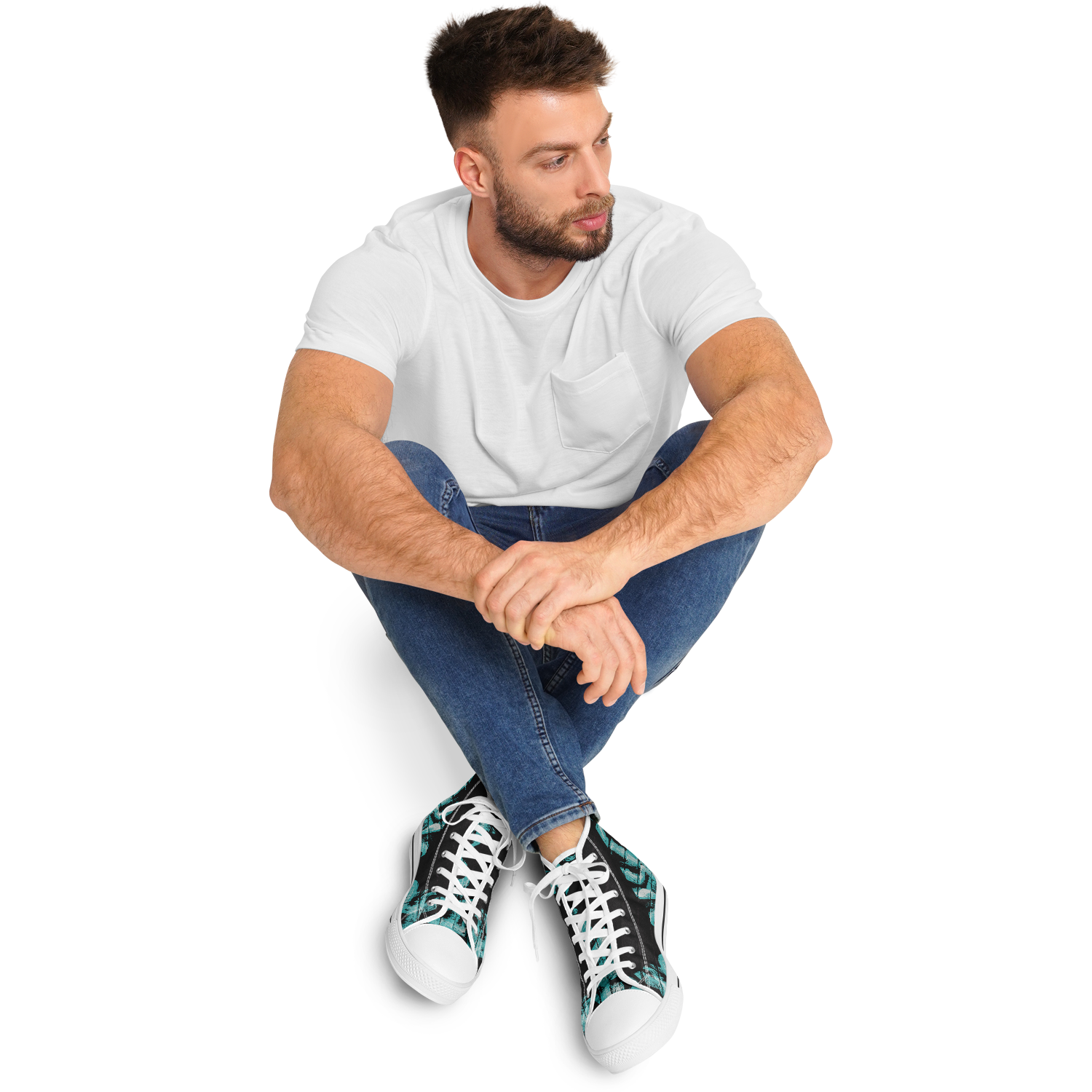 SNEAK | high top | graffiti checkmark