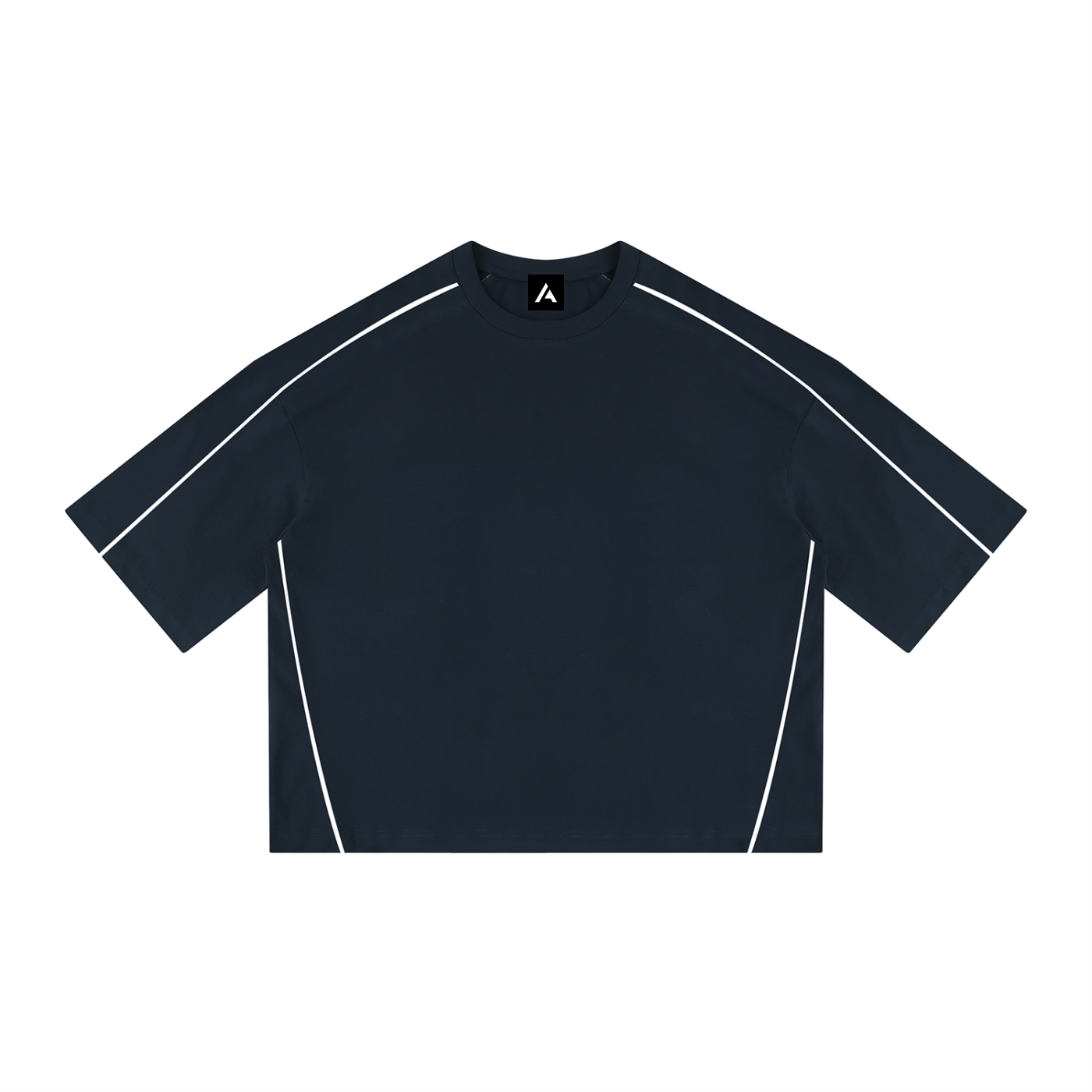 all,arcaprl,heavyweight,boxy,piping,t-shirt,tee,one-size,upper body,ut0122