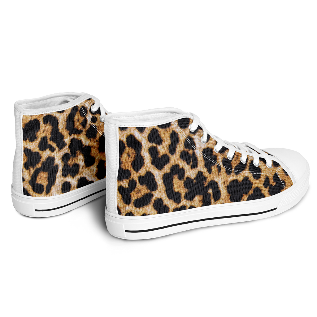 SNE4K | high top | leopard print | white details