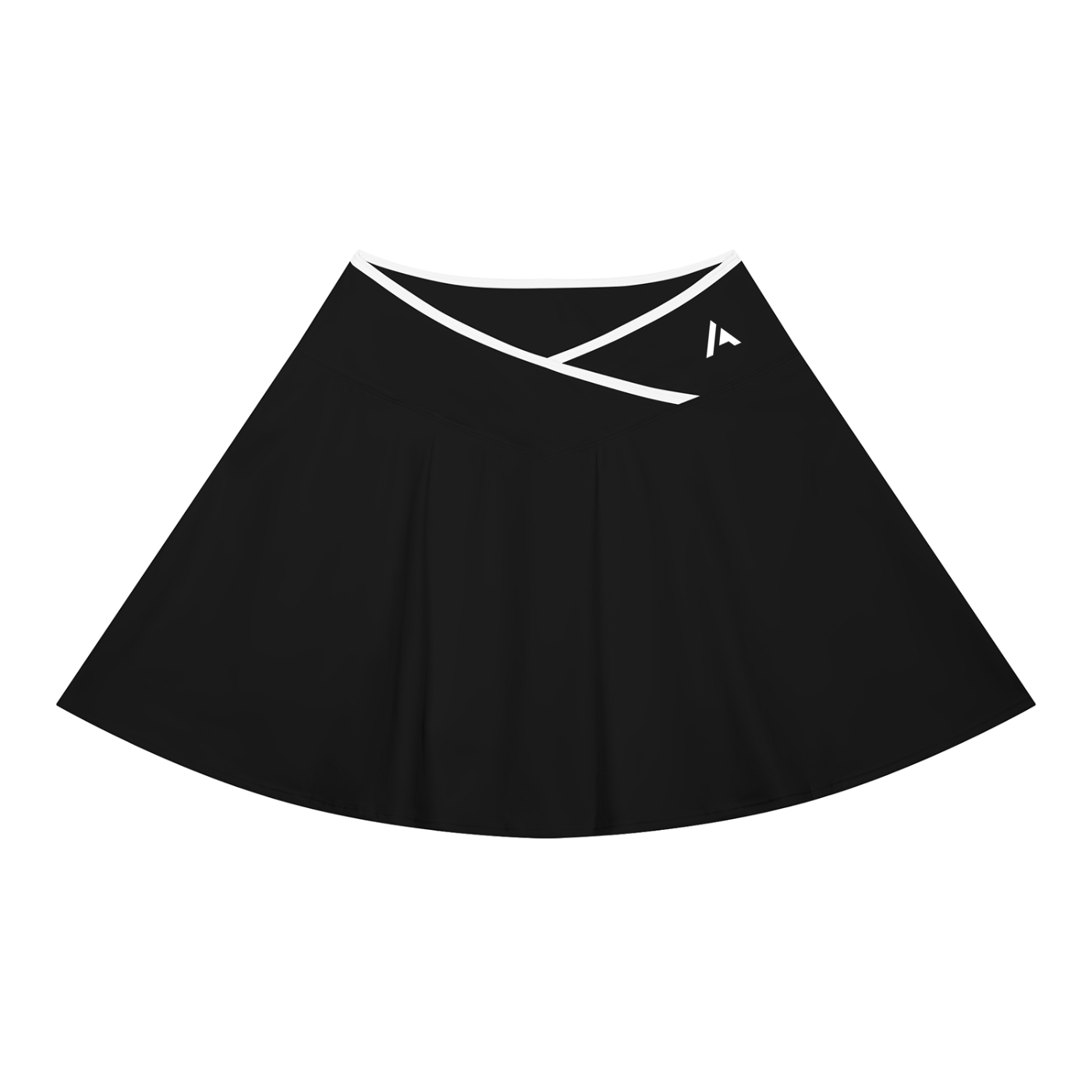 W | colour block a-line skirt