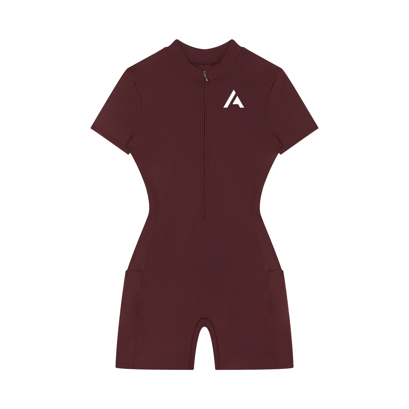 all,arcaprl,quarter,zip,short,sleeve,romper,women,womens,woman,womans,upper,body,wo0012