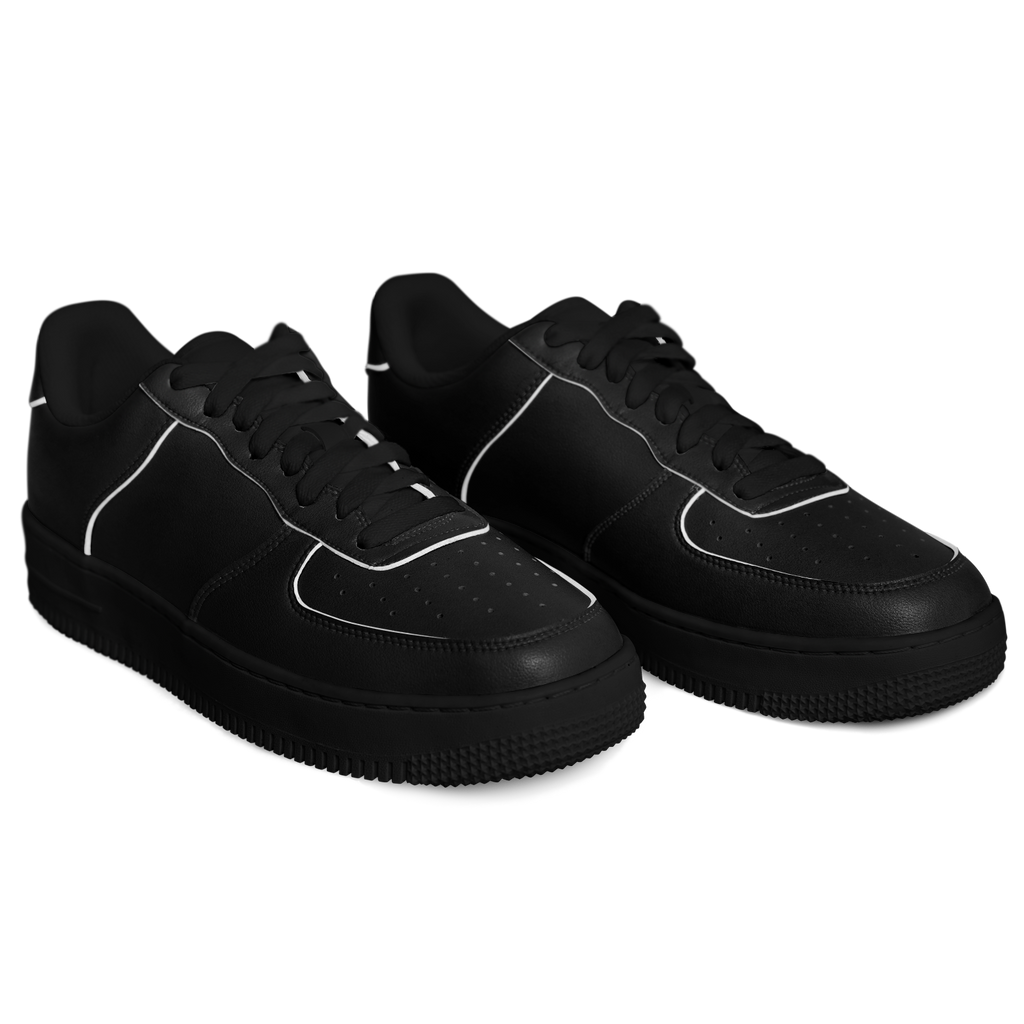 N | core low top | black w/ logo on the heel - Arcadia Apparel