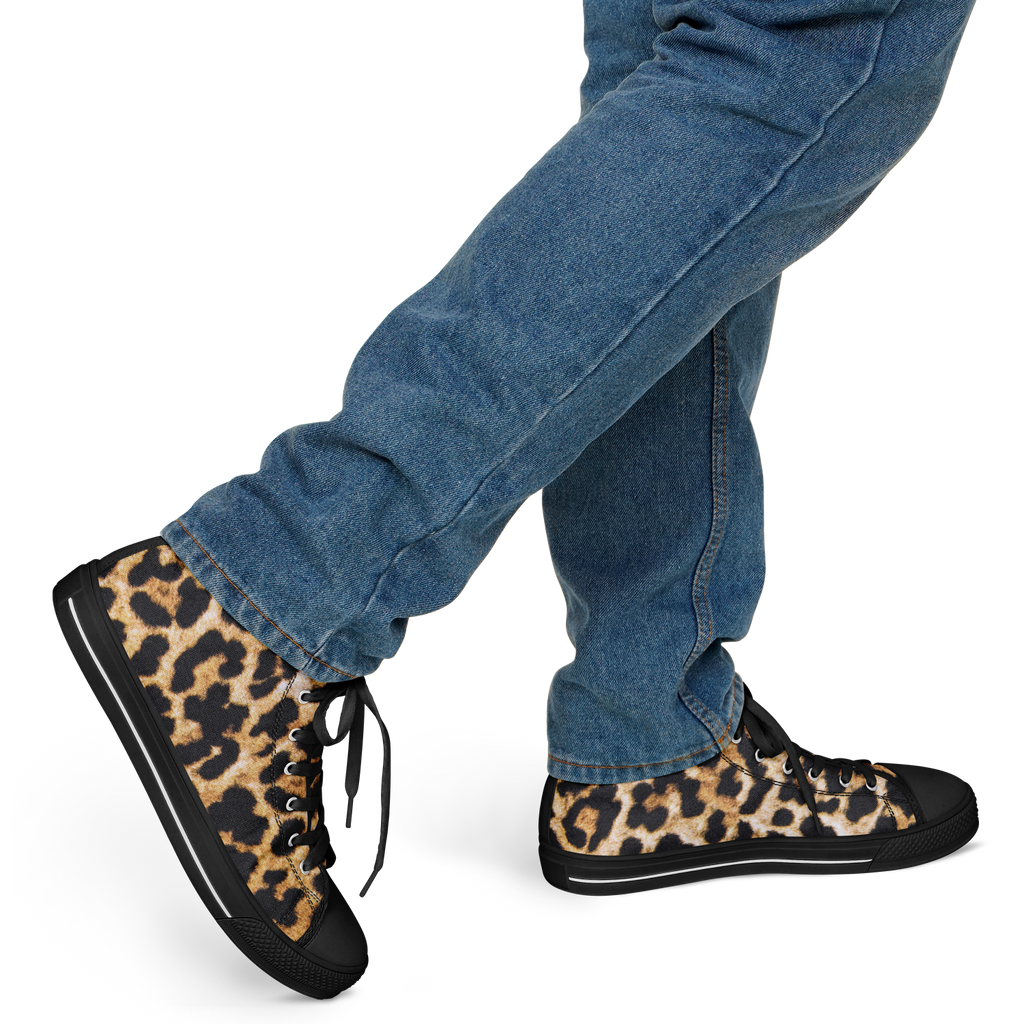 SNE4K | high top | leopard print | black details