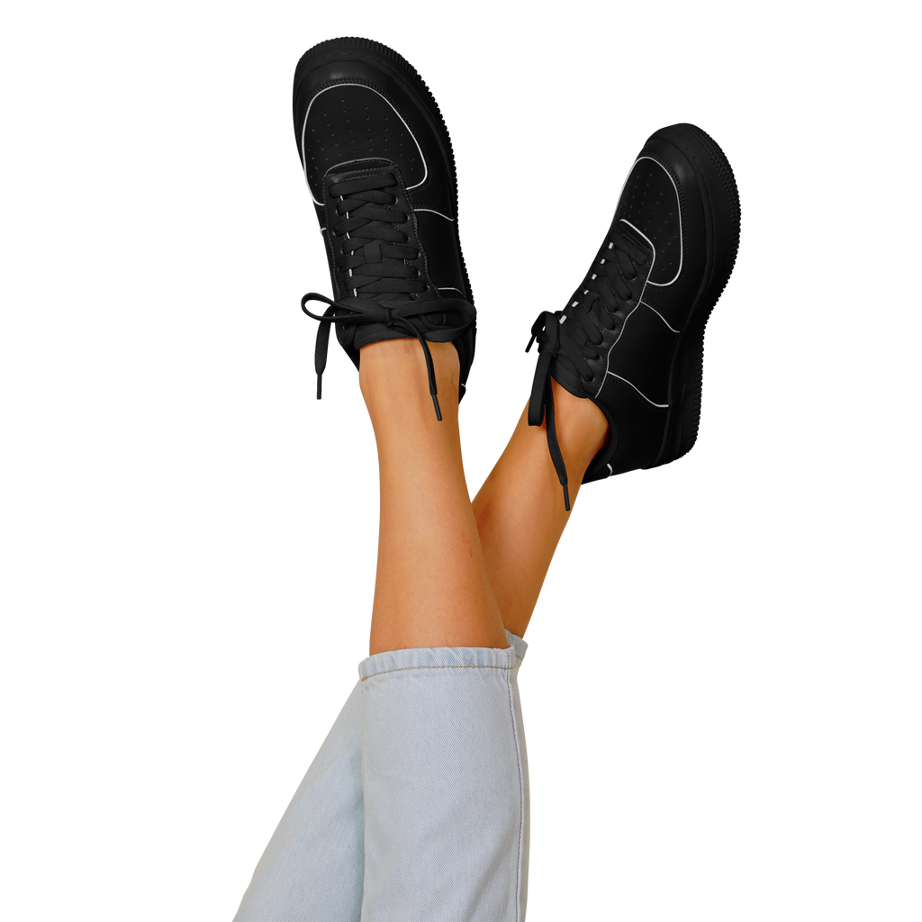 N | core low top | black w/ logo on the heel - Arcadia Apparel