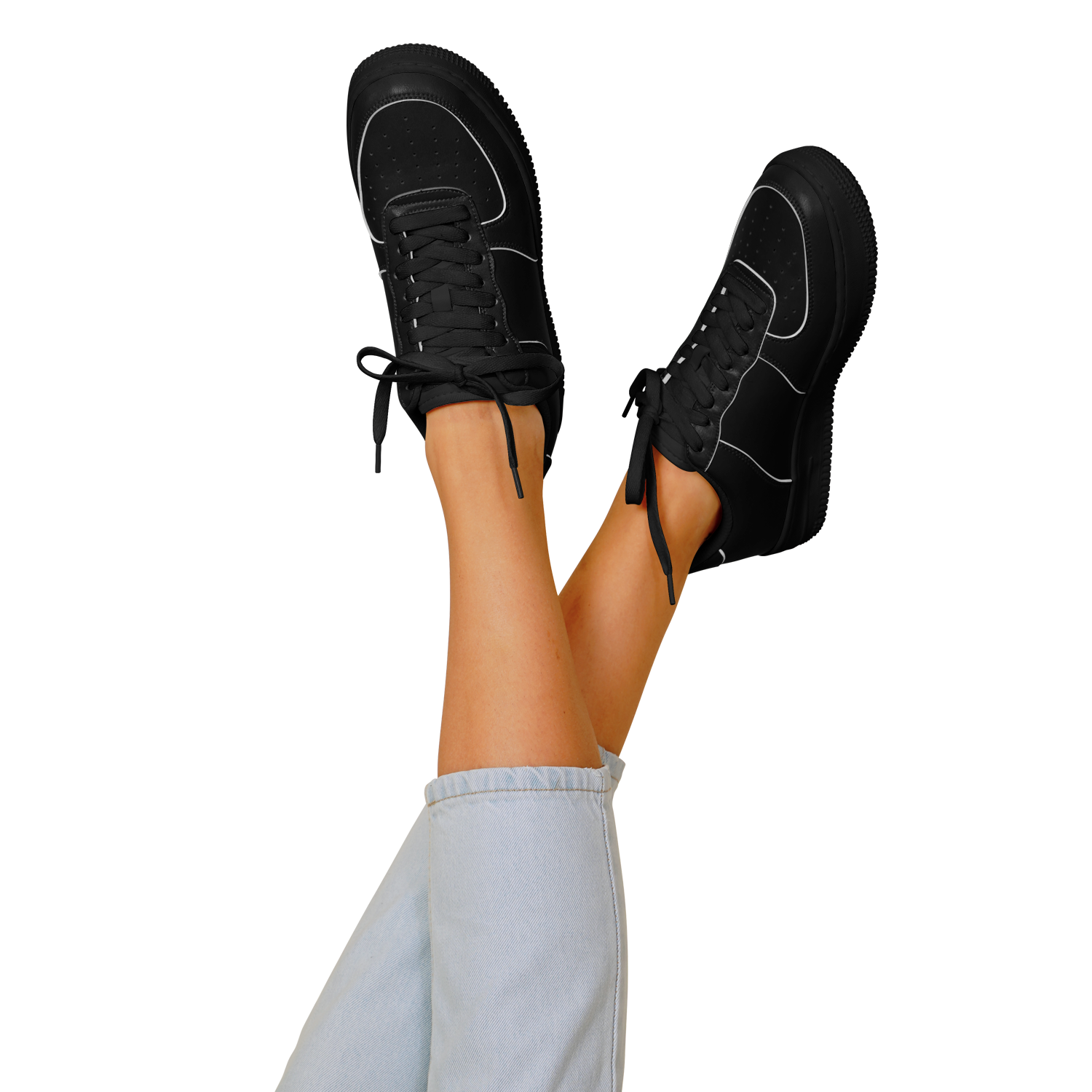 N | core low top | black w/ logo on the heel - Arcadia Apparel